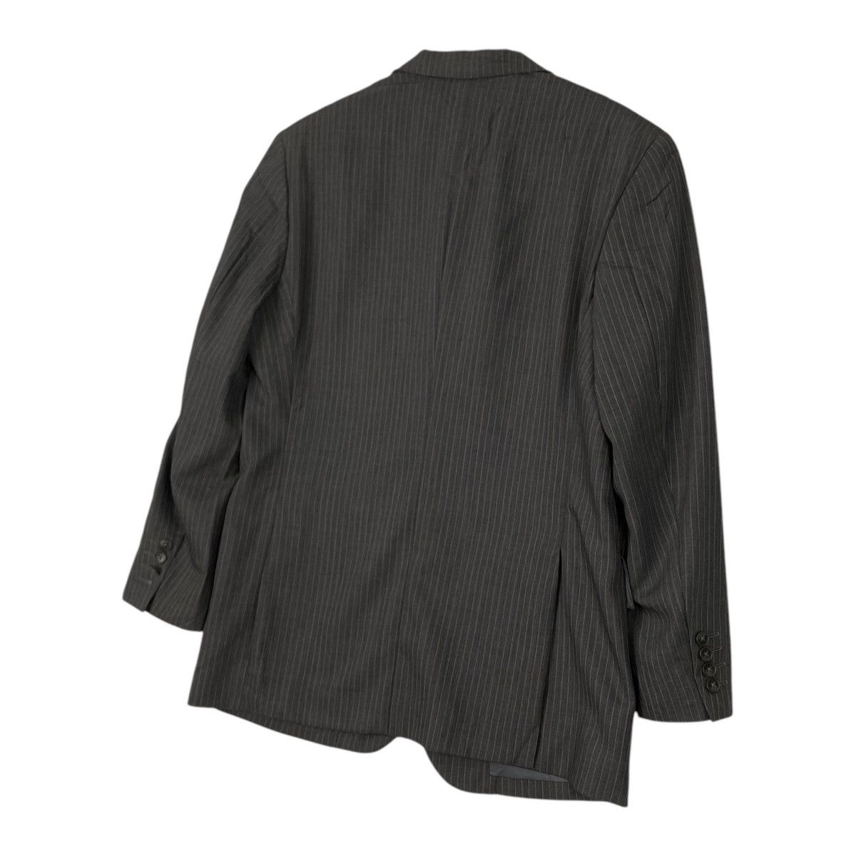 Balenciaga × Vintage Vintage striped blazer Balenciaga Grey Size 52R - 6 Thumbnail
