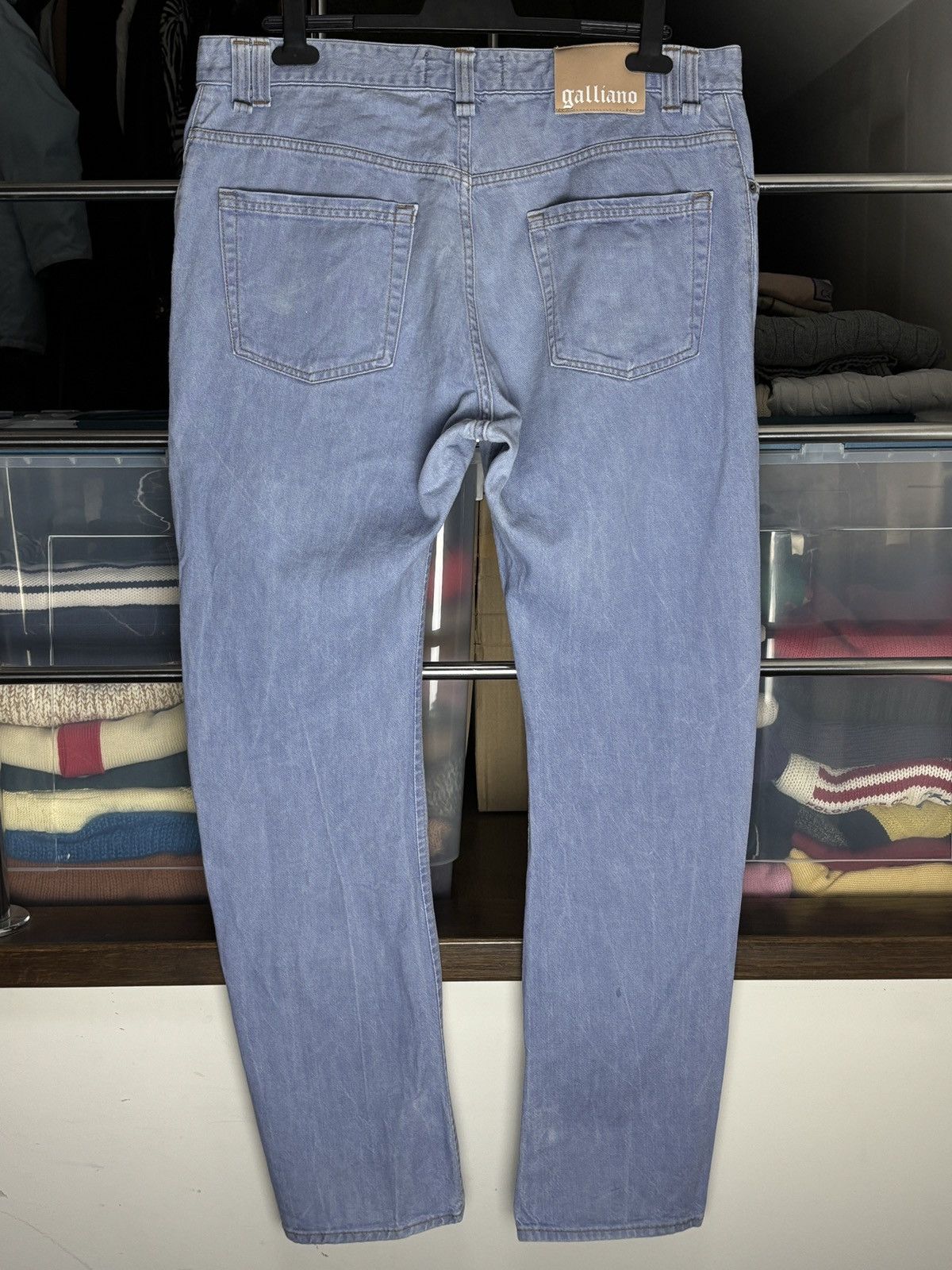 John Galliano John Galliano Vintage Denim Designer Pants Size US 38 / EU 54 - 3 Thumbnail