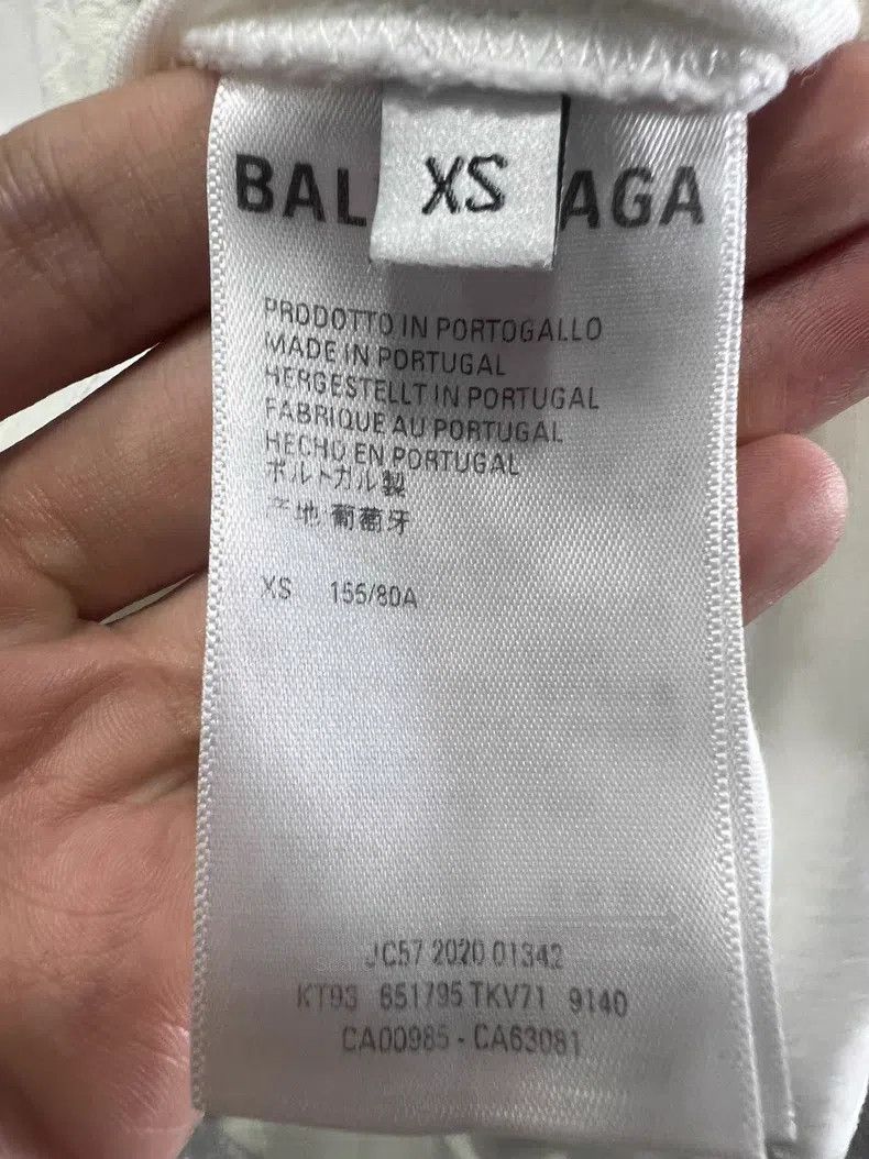 Balenciaga Balenciaga Embroidered Short-Sleeve T-Shirt Size US XS / EU 42 / 0 - 3 Thumbnail