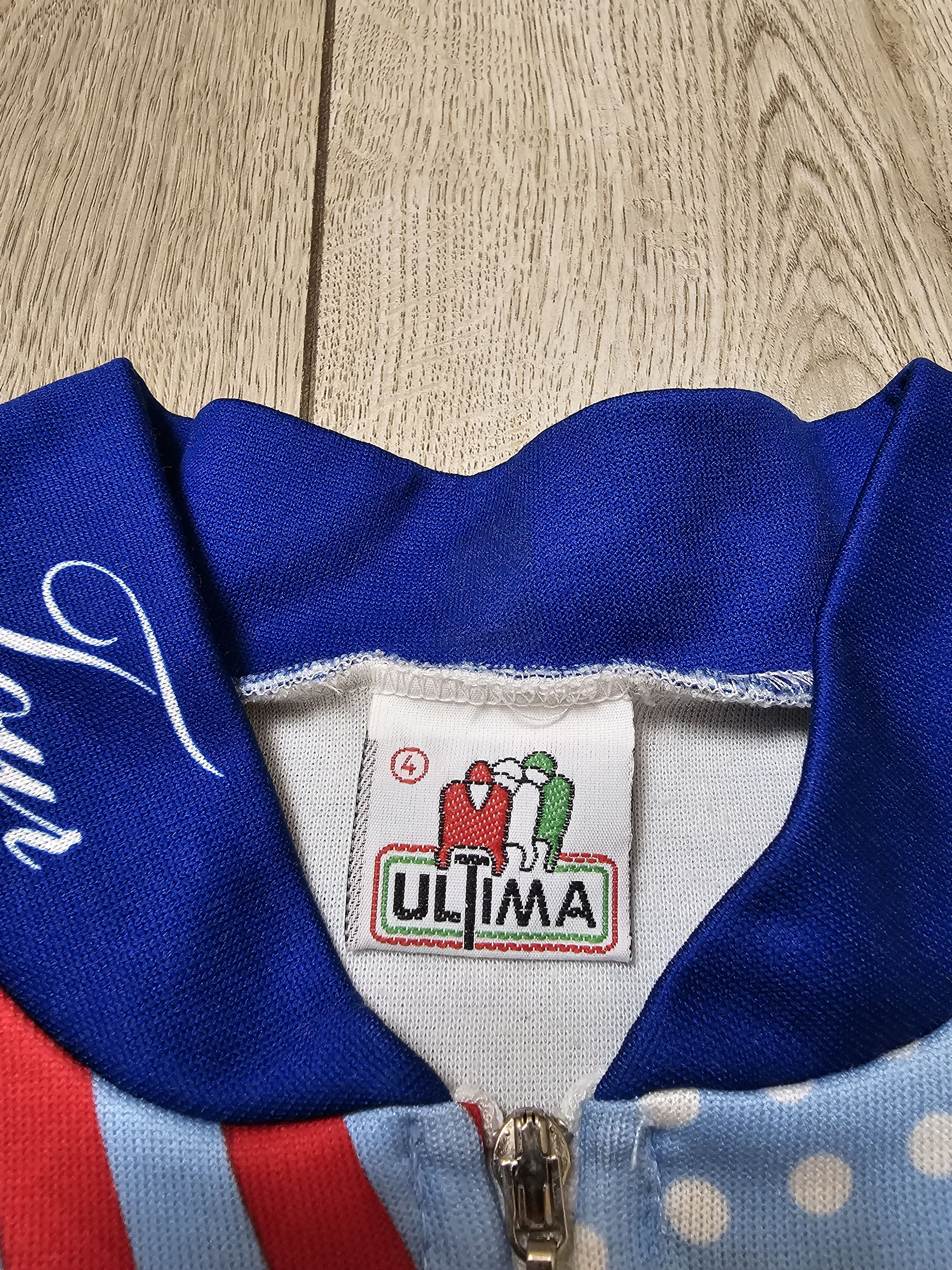 Vintage ULTIMA VINTAGE CYCLING JERSEY 90s TOUR DE FRANCE BLEU Size US M / EU 48-50 / 2 - 8 Thumbnail