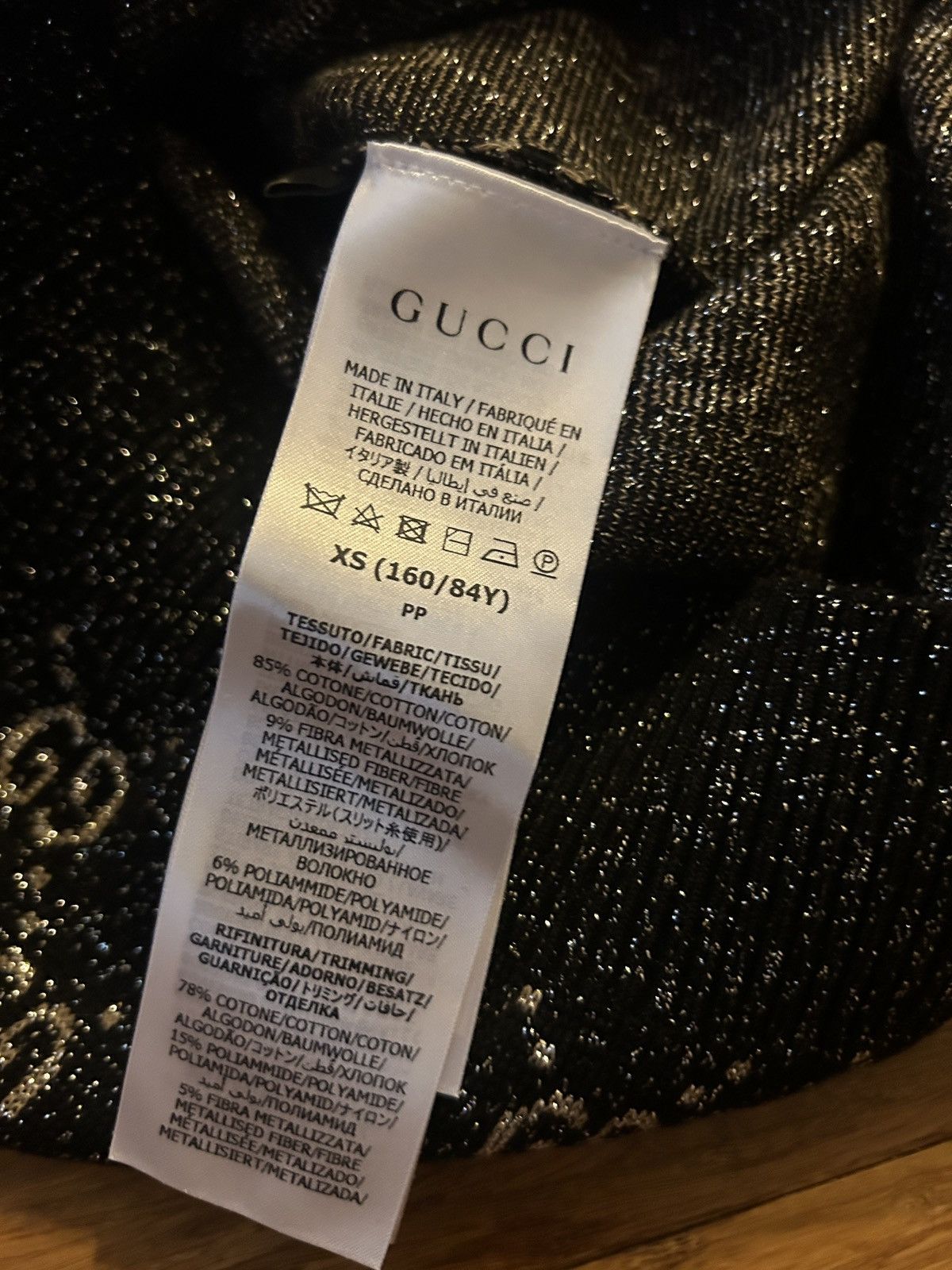 Gucci Gucci GG Jacquard Motif Metallised Fiber Cardigan size XS Size XS / US 0-2 / IT 36-38 - 7 Thumbnail