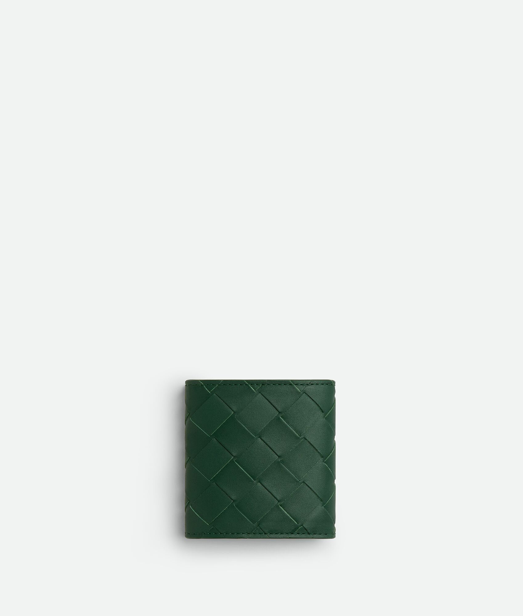 Bottega Veneta o1loc1c0325 Size: OS / 596579 Folded Coin Purse in Green Size ONE SIZE - 3 Thumbnail