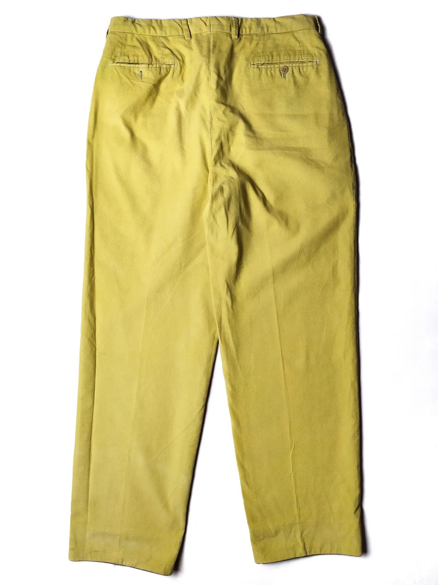 Ermenegildo Zegna Vintage Zegna Corduroy Italy Yellow Pants Size US 32 / EU 48 - 5 Thumbnail