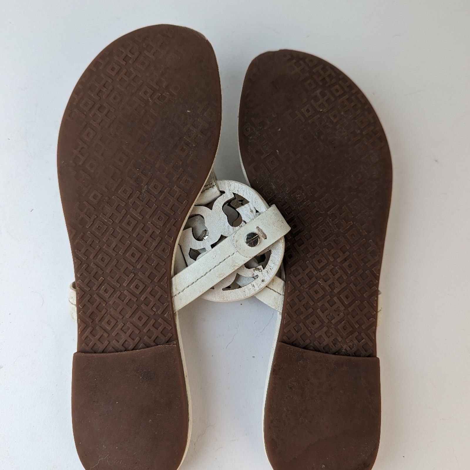Tory Burch Tory Burch Miller White Sandals - 7.5 Size US 7.5 / IT 37.5 - 8 Thumbnail