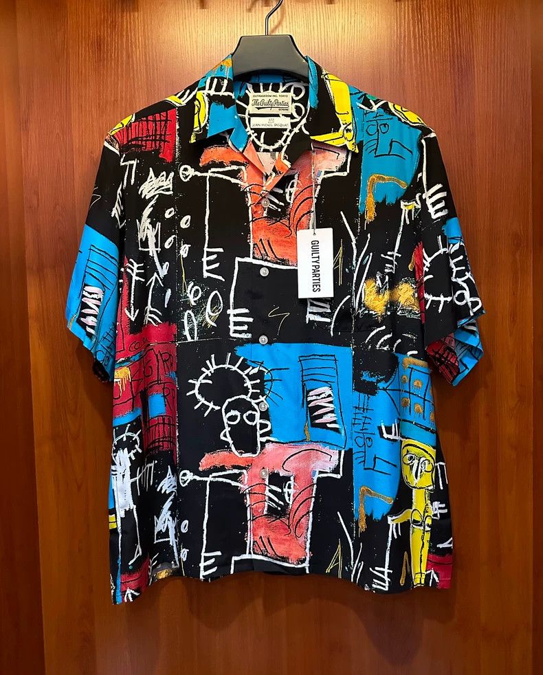 Wacko Maria Wacko Maria BASQUIAT Basquiat Graffiti Short Sleeve Shirt Size US L / EU 52-54 / 3 - 1 Thumbnail