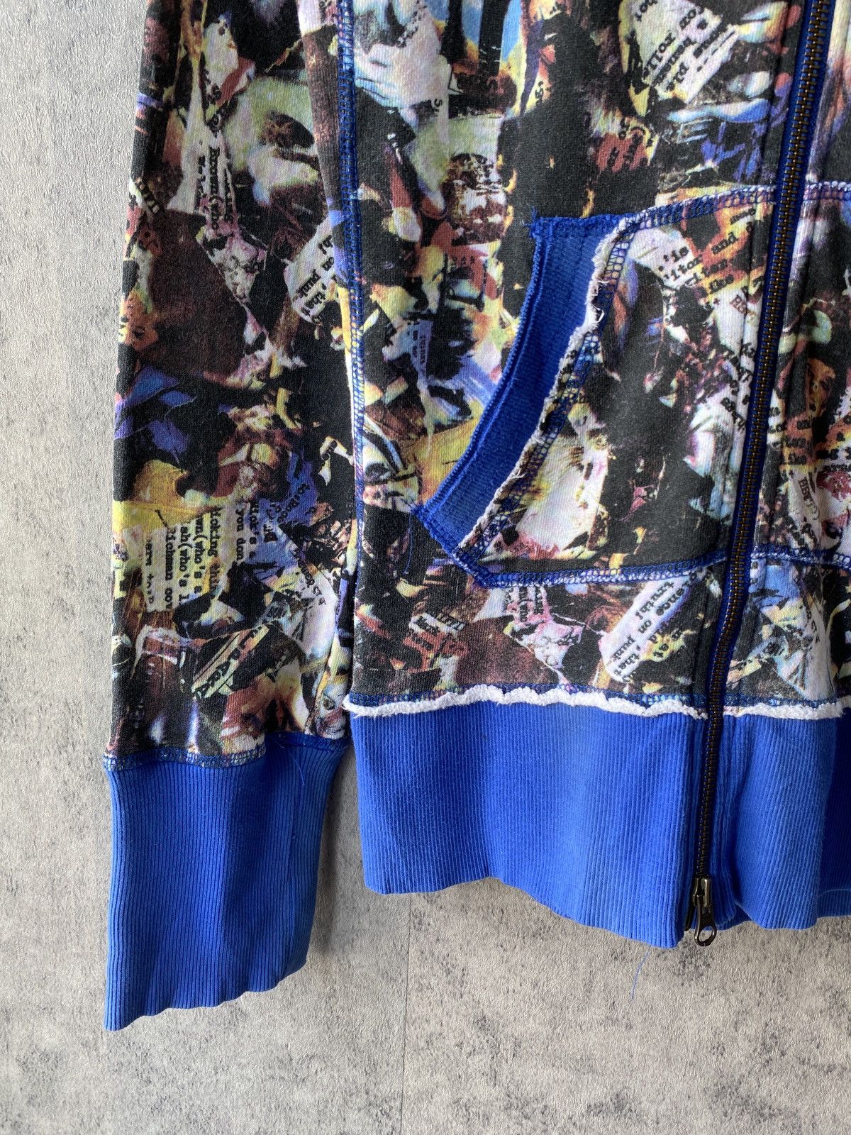 Japanese Brand Glad News Japan Fullprint Design Fur Hoodie Size US S / EU 44-46 / 1 - 7 Thumbnail