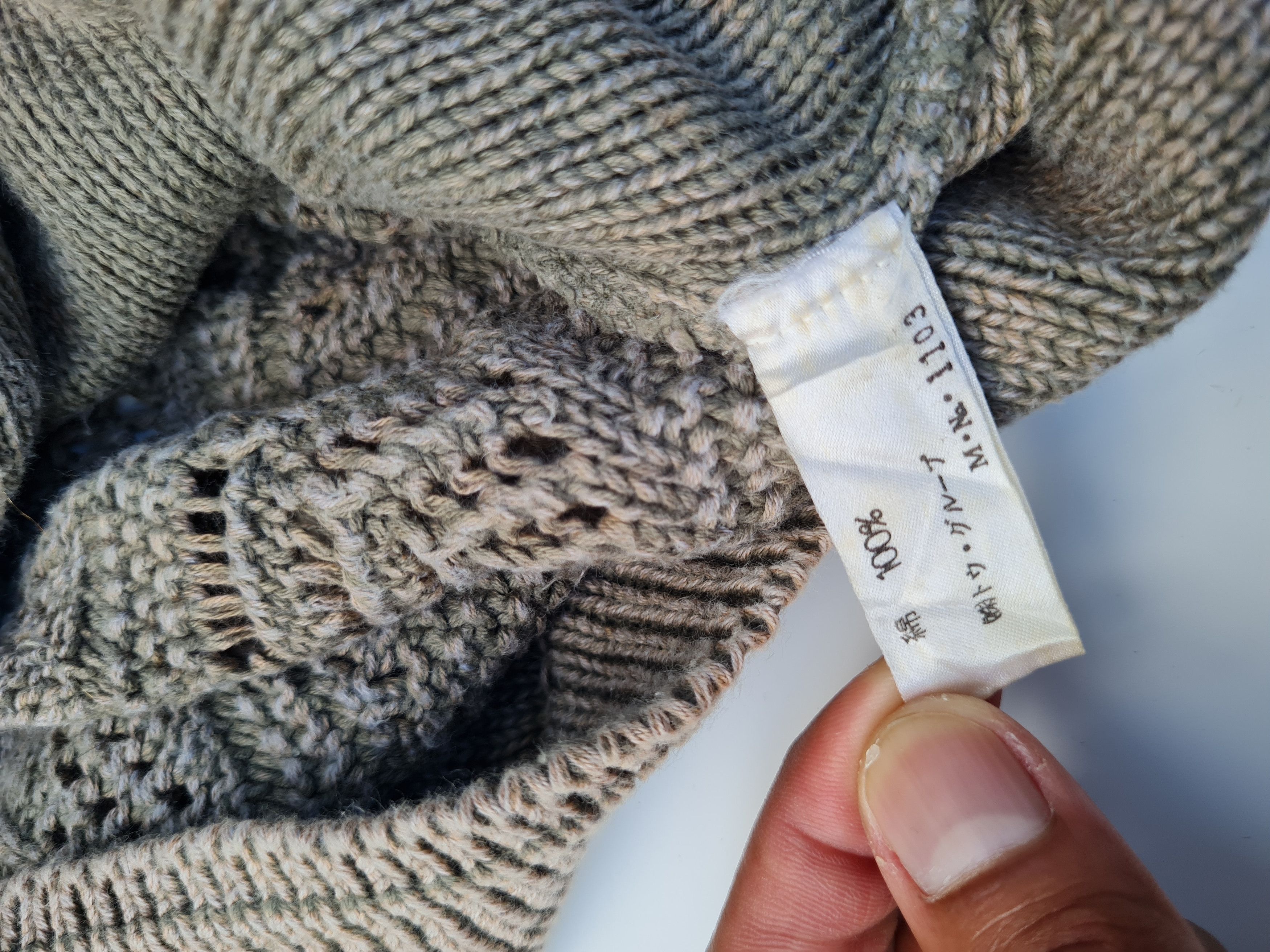 Japanese Brand × Vintage Vintage Japanese Knitwear Button Up Size US L / EU 52-54 / 3 - 10 Thumbnail