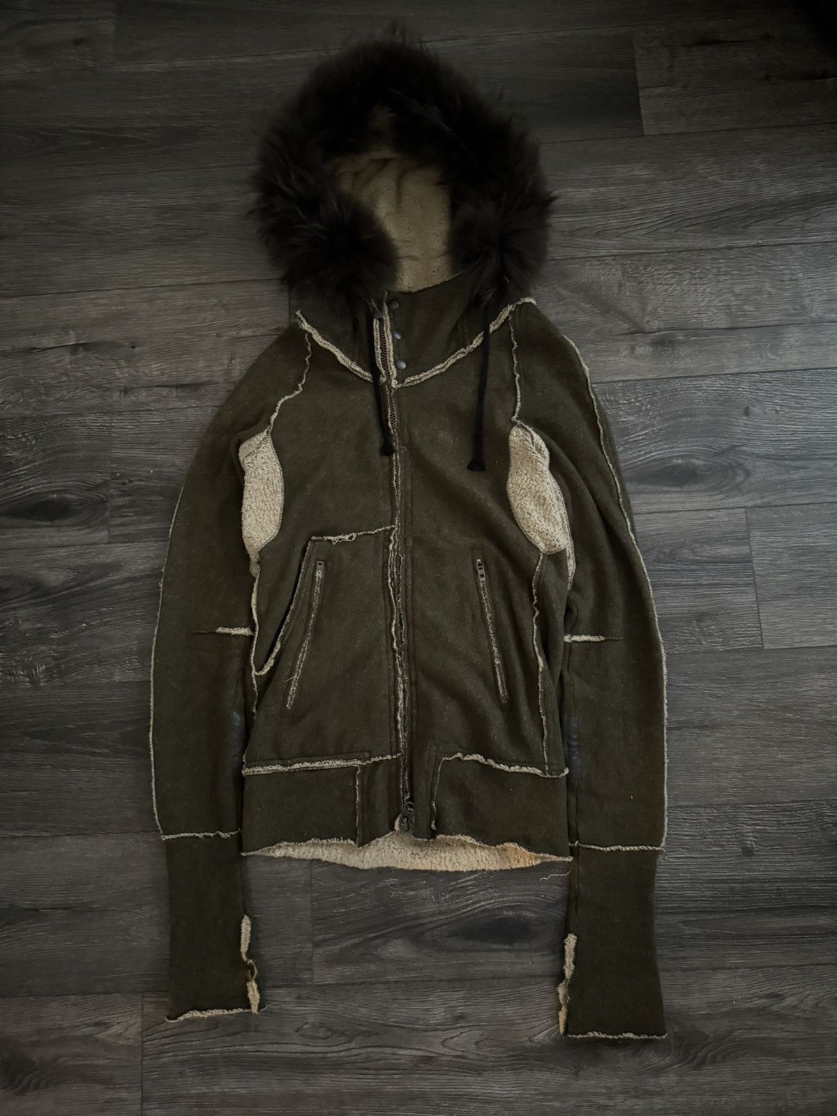 Le Grande Bleu (L.G.B.) LGB fur hoodie Size US M / EU 48-50 / 2 - 1 Thumbnail