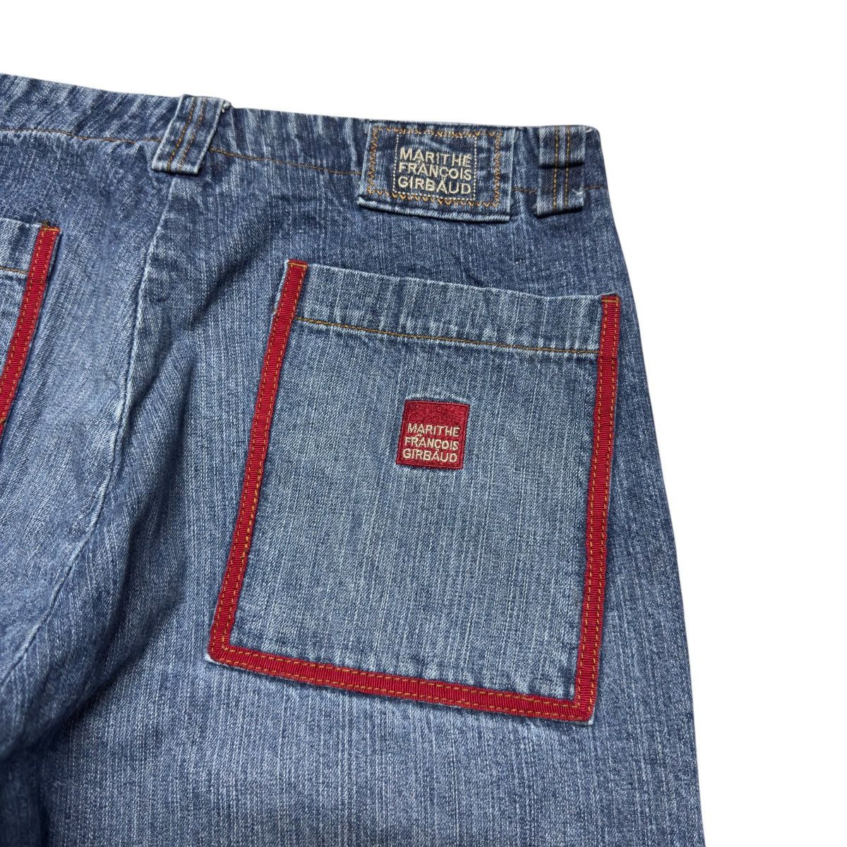 Marithe + Francois Girbaud Marithe Francois Girbaud Velcro Strape Denim Baggy Jeans Size US 36 / EU 52 - 12 Thumbnail