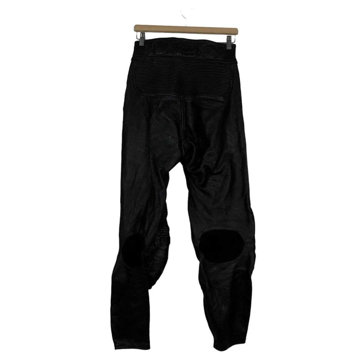 Genuine Leather 🔥90’s Vtg Biker Motor Cross Leather Pants Corin Motors Japan Size US 26 / EU 42 - 4 Thumbnail