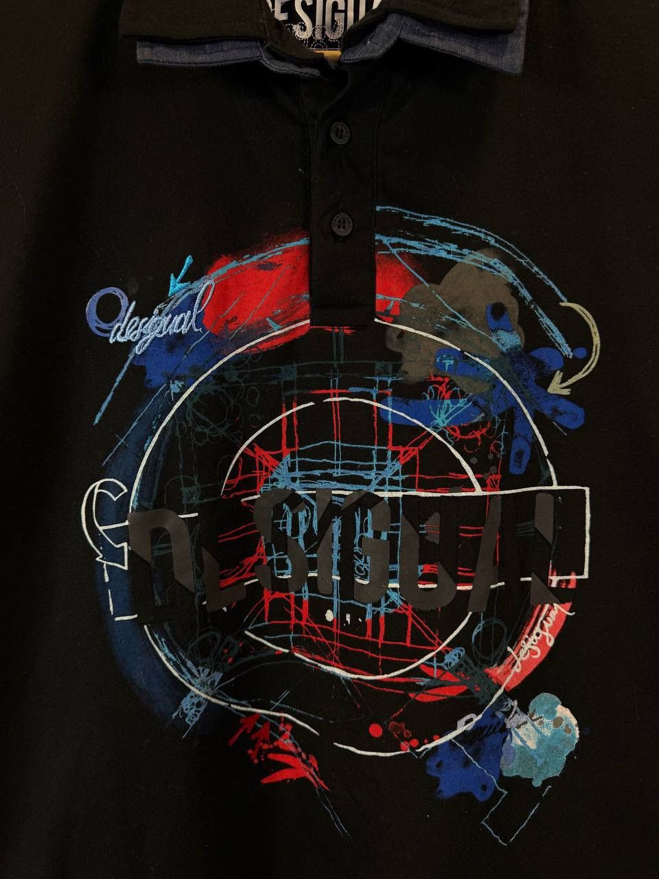 Desigual Desigual designer crazy polo longsleeve Size US S / EU 44-46 / 1 - 3 Thumbnail