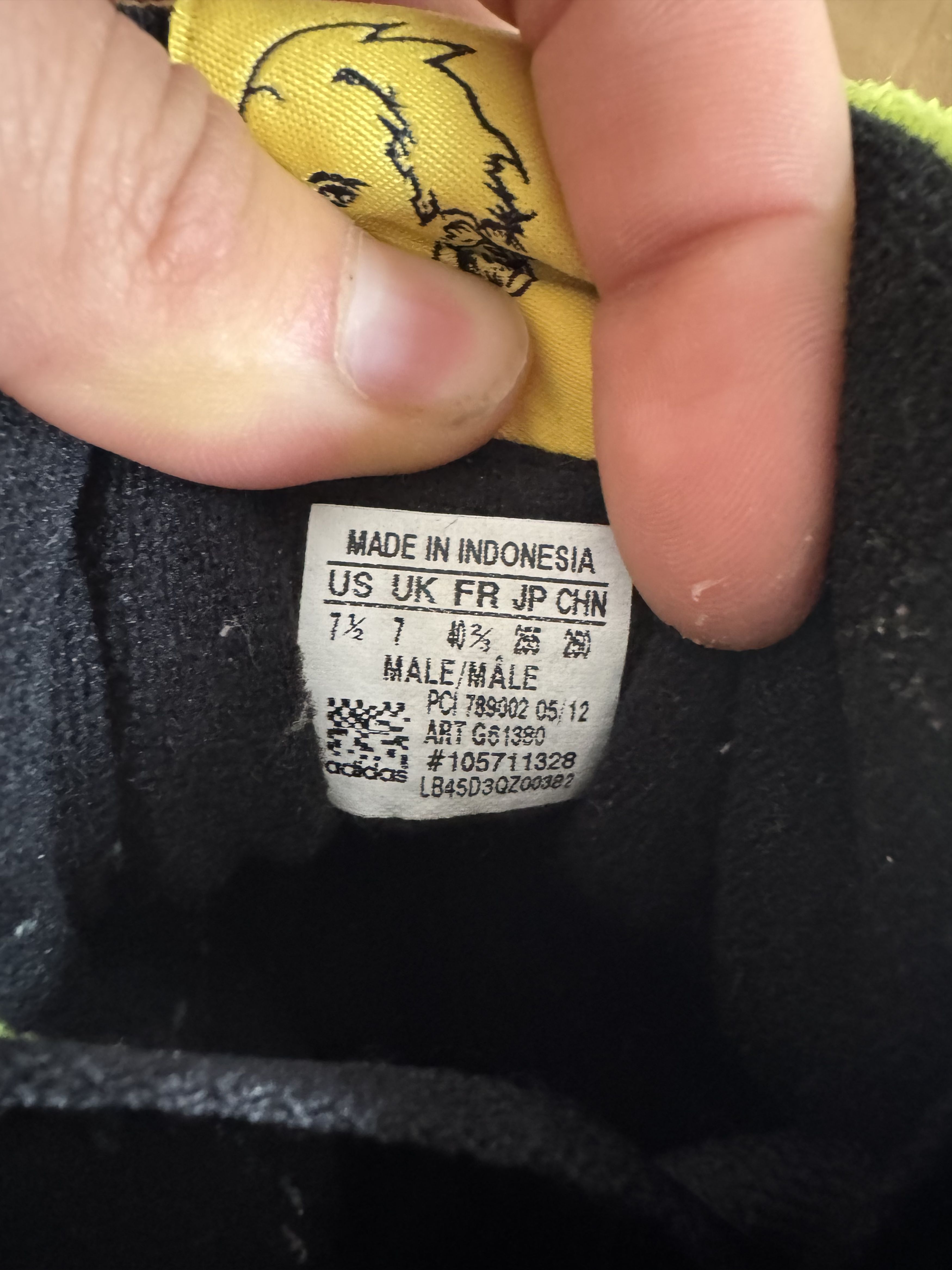 Adidas × Jeremy Scott Winged Rainbow Fleece Sneakers Size US 7.5 / EU 40-41 - 15 Thumbnail