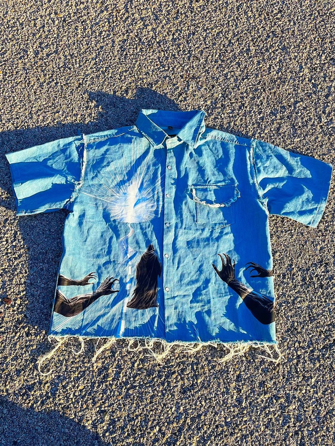 Other Denim short sleeve shirt Size US XXL / EU 58 / 5 - 1 Thumbnail