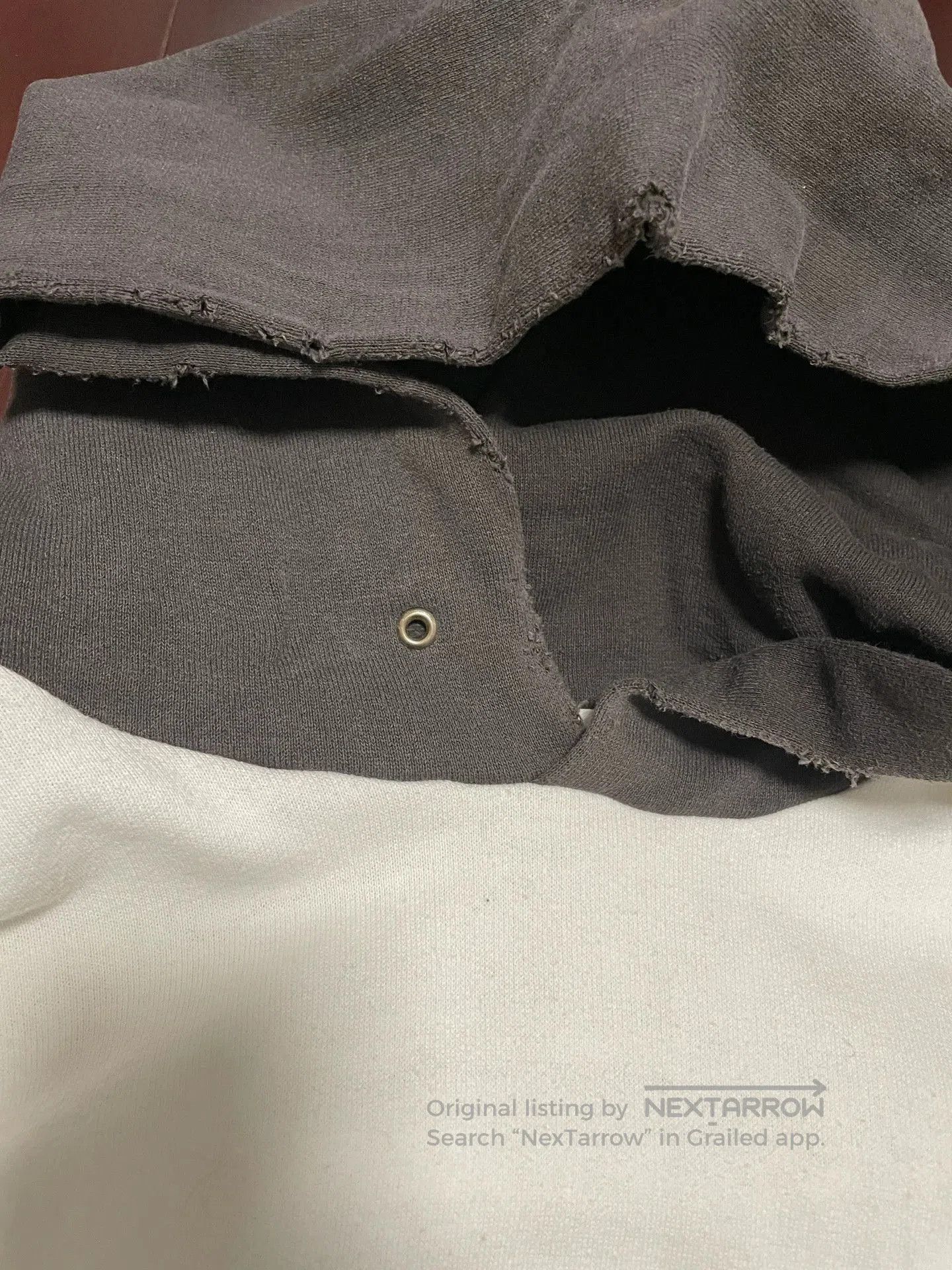 visvim oversized distressed hoodie.