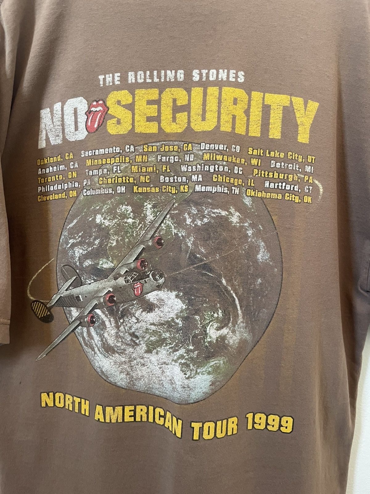 The Rolling Stones Rolling Stones No Security North American Tour 1999 Size US XL / EU 56 / 4 - 3 Thumbnail