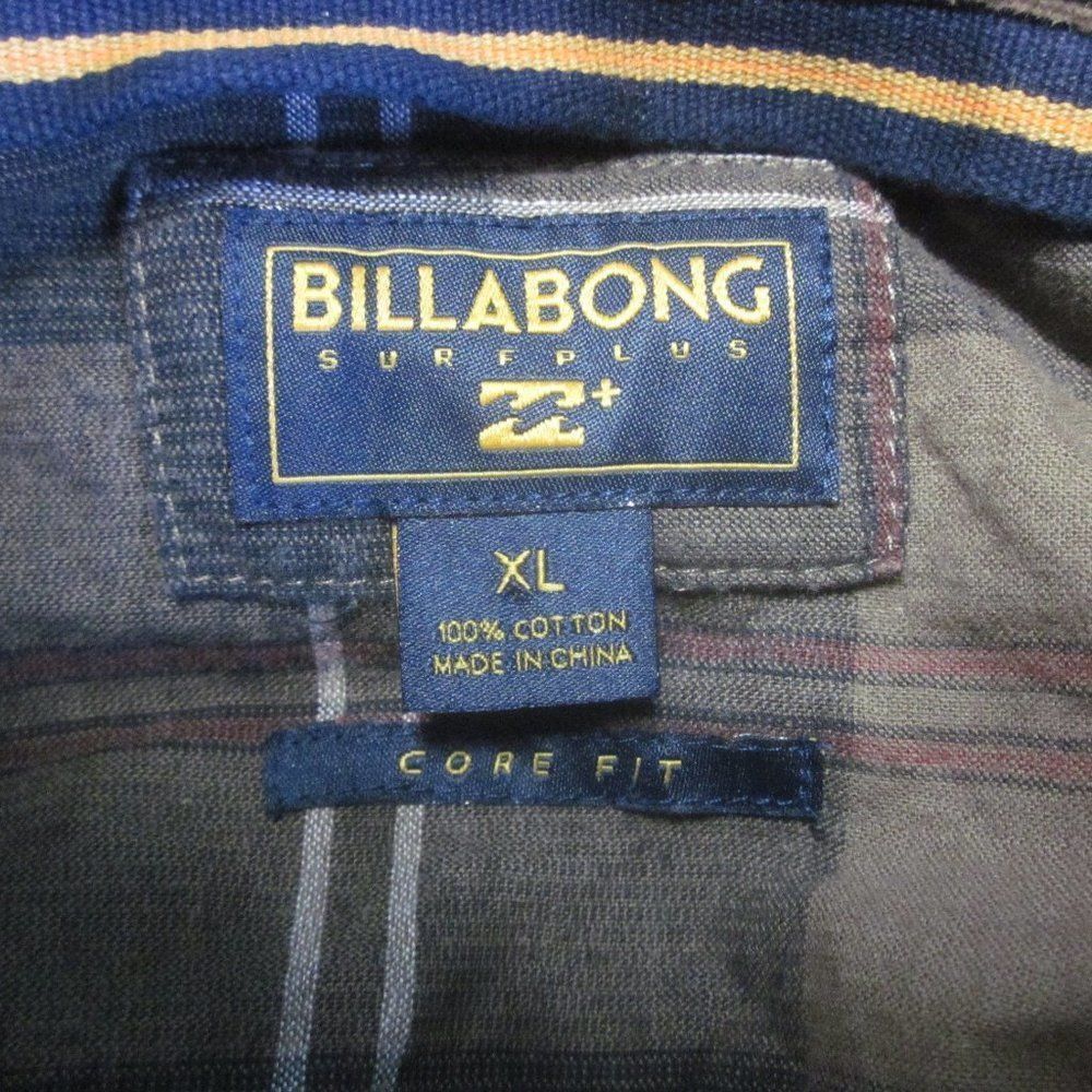 Billabong Billabong Surfplus Mens Shirt Size XL Core Fit Cotton Button Size US XL / EU 56 / 4 - 2 Thumbnail