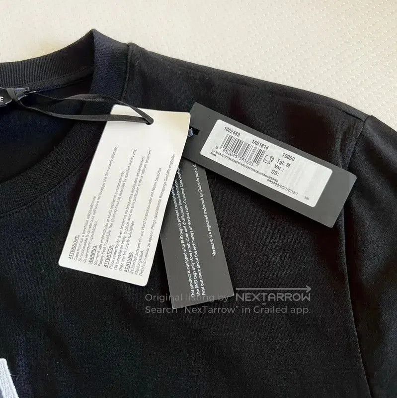 Versace Versace Black Cotton Short Sleeve T-Shirt . Size US M / EU 48-50 / 2 - 3 Thumbnail