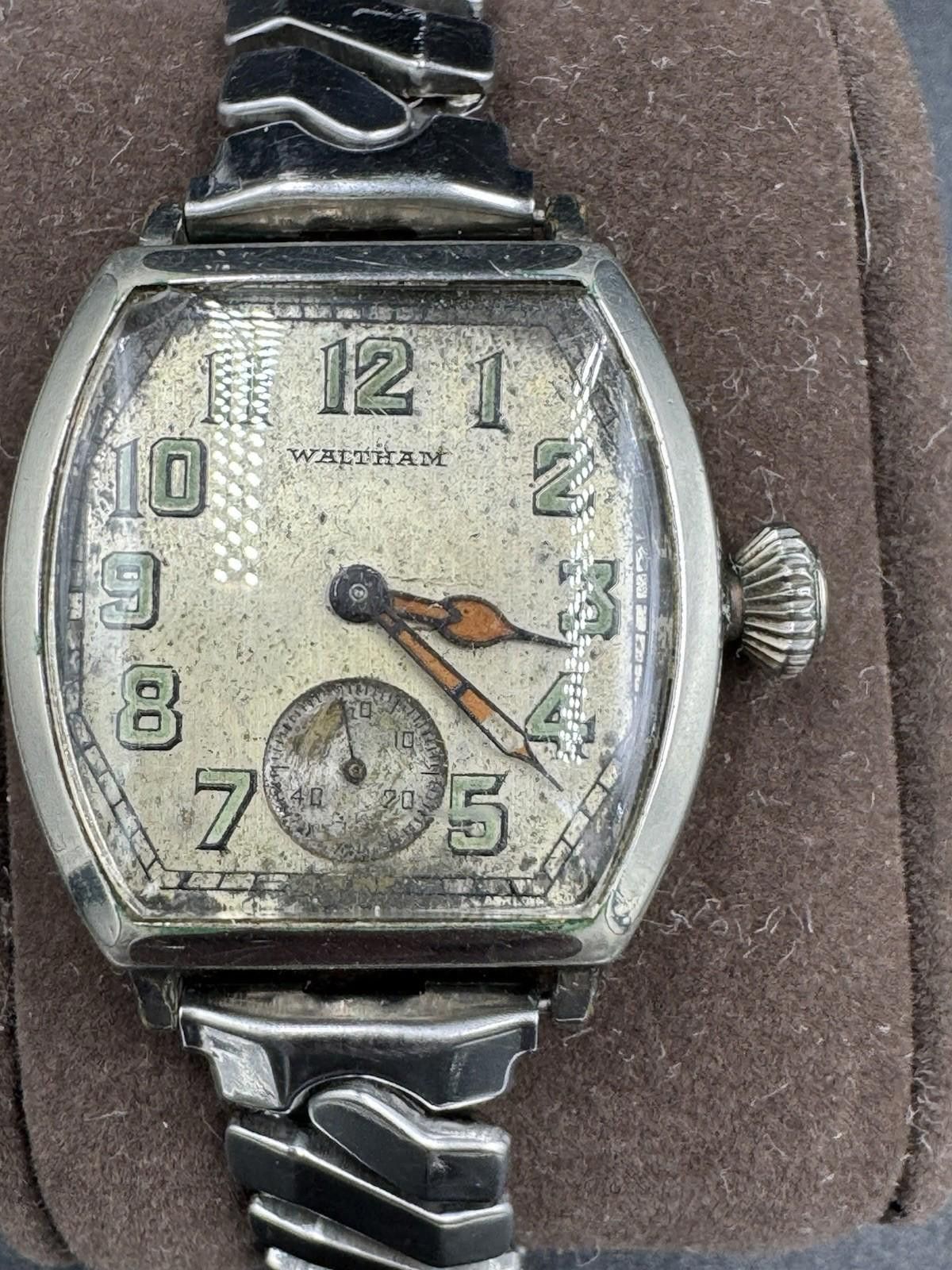 Other Vintage Waltham 7 Jewel Art Deco Tonneau Wristwatch Non-Runn Size ONE SIZE - 2 Thumbnail