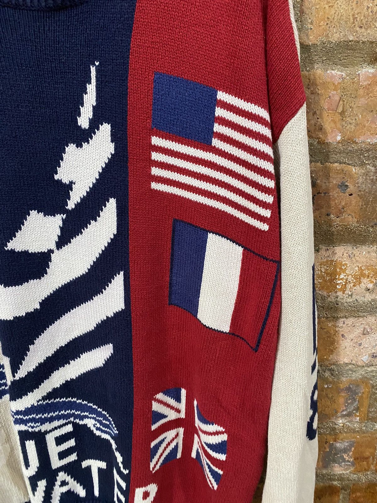Polo Ralph Lauren Vtg 85 Blue Water sailing knitwear Nautica Size US L / EU 52-54 / 3 - 4 Thumbnail
