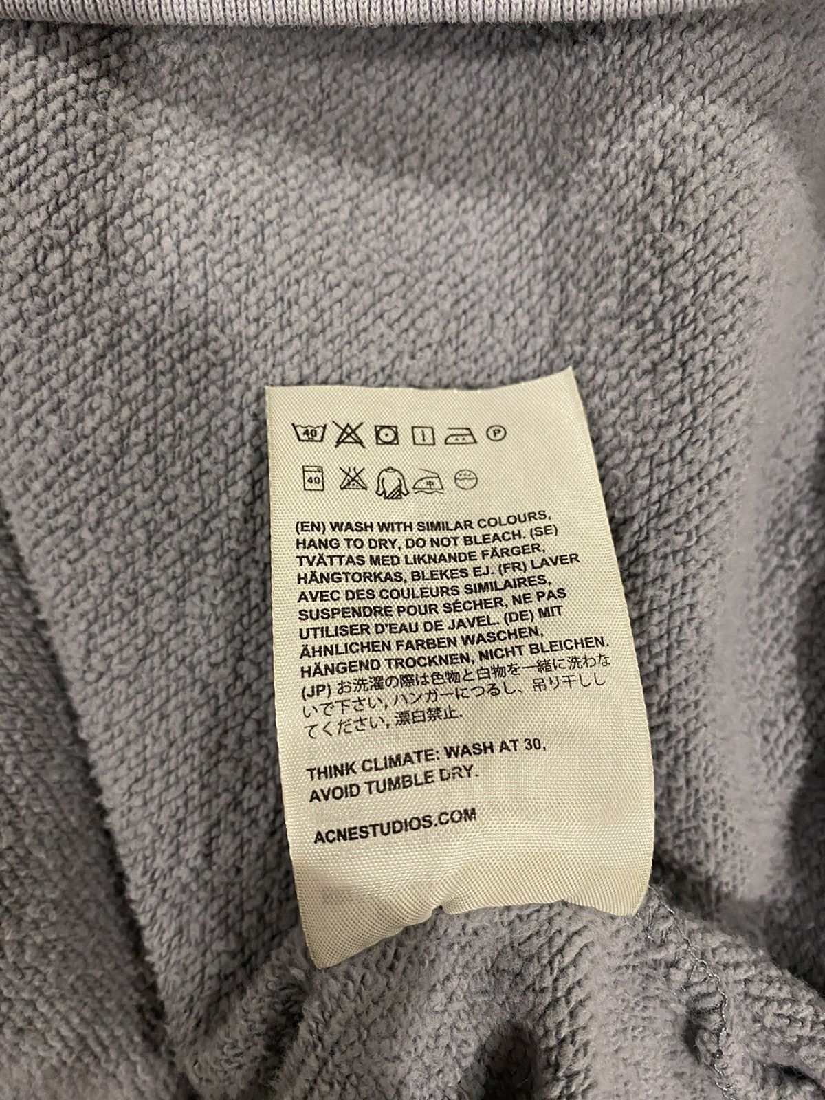 Acne Studios Acne studios Grey Crewneck Size US XL / EU 56 / 4 - 13 Thumbnail