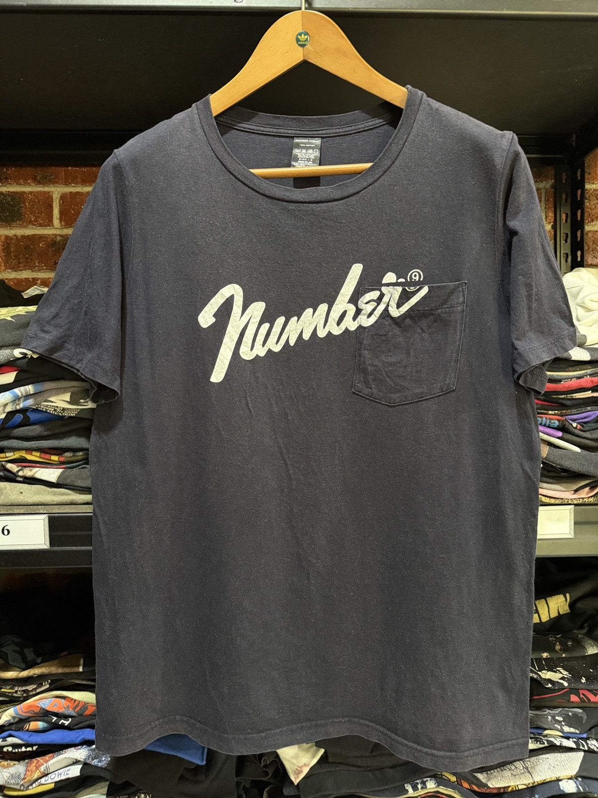 Number (N)ine Number Nine Pocket Faded Tee Size US M / EU 48-50 / 2 - 1 Thumbnail