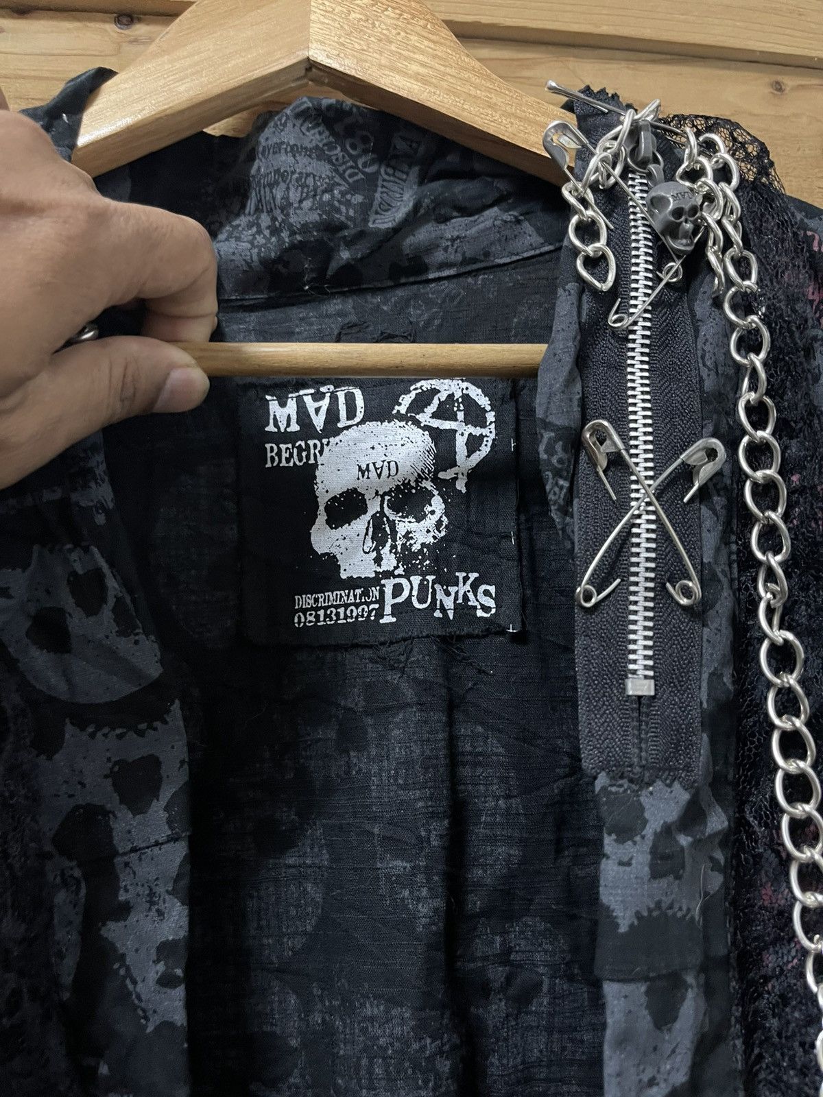 Japanese Brand Seditioneries mad punk full print skull kimono Size L / US 10 / IT 46 - 5 Thumbnail