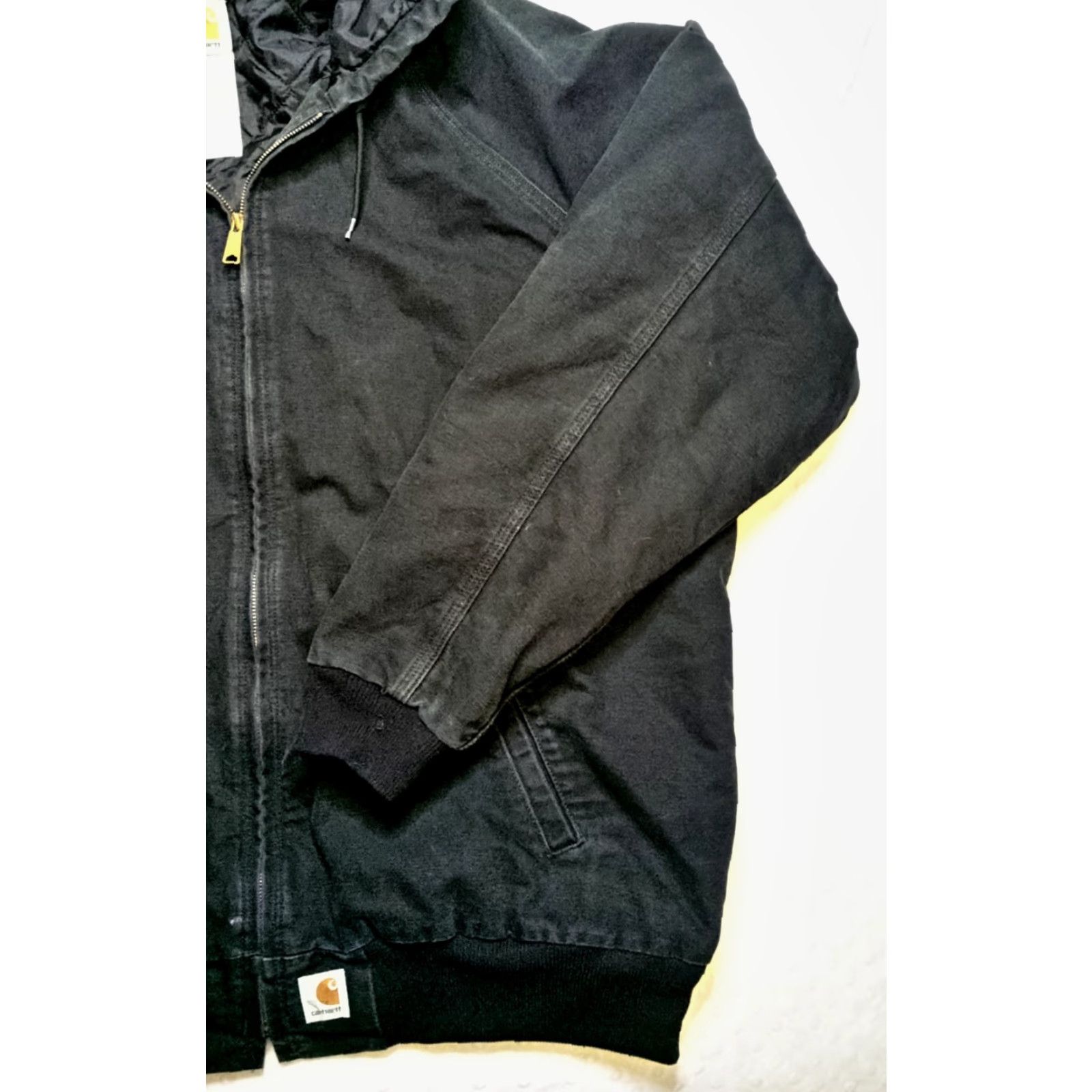 Carhartt VINTAGE Carhartt Hooded Men's Quilt Lined Jacket 3XL Ranch Workwear Coat J268 Black Size US XXL / EU 58 / 5 - 3 Thumbnail
