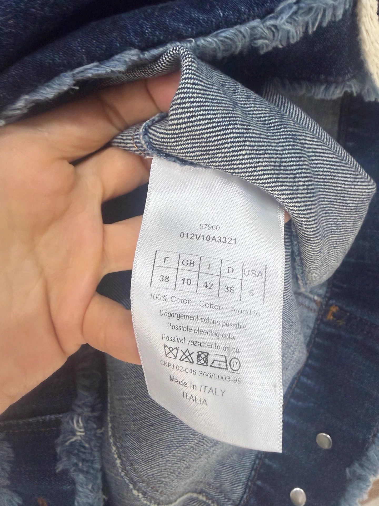 Dior Dior Classic Raw Hem Denim Jacket 99 New FR38 Size S / US 4 / IT 40 - 4 Thumbnail