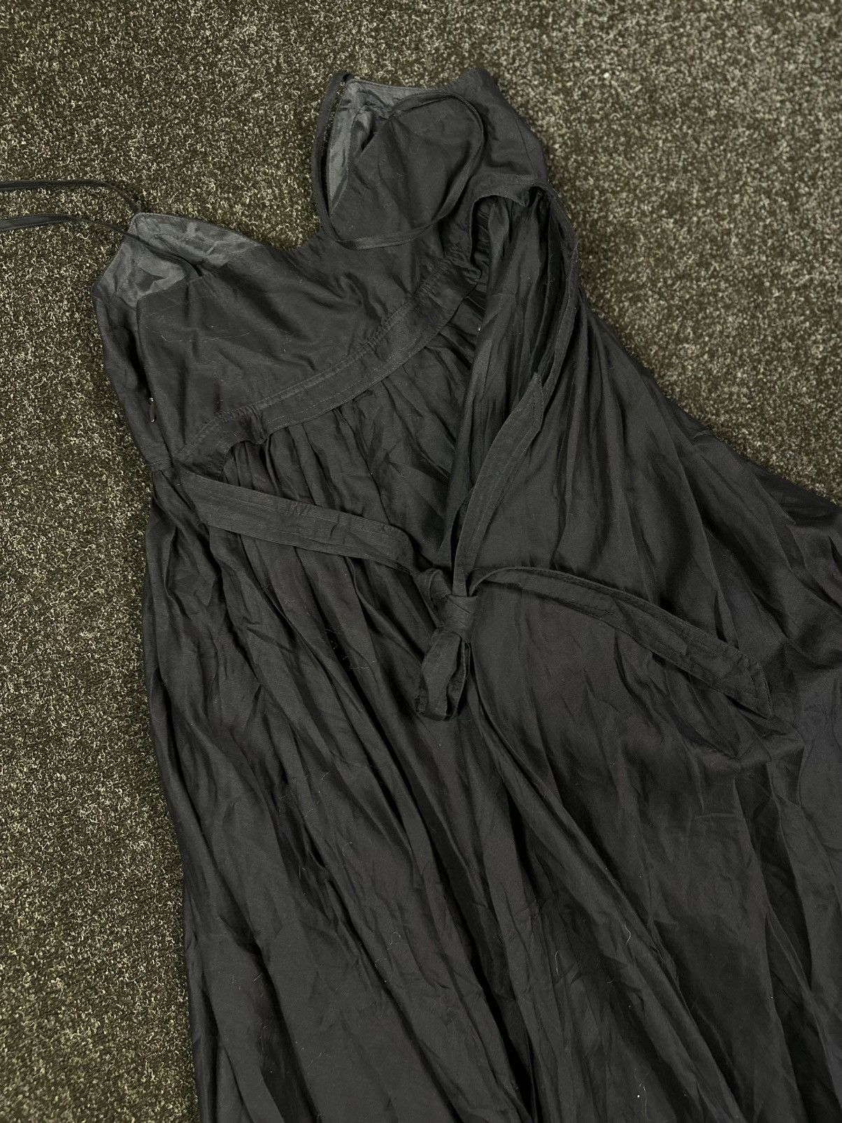 Burberry Burberry Dark Blue Blend Dress Flowy Midi Size S Size S / US 4 / IT 40 - 9 Thumbnail