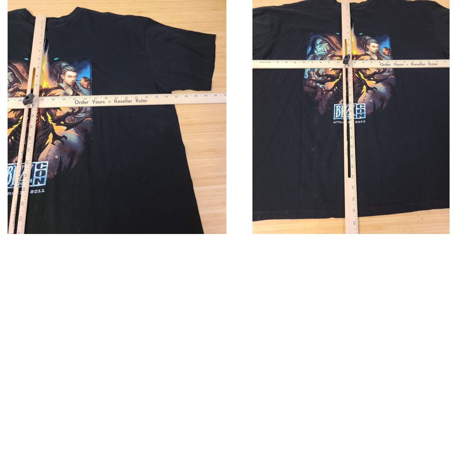 Vintage VINTAGE Blizzard Blizzcon 2XL T-Shirt Men Short Sleeve Crew Neck Black Cotton Graphic Print Regular Fit Mens Size US XXL / EU 58 / 5 - 8 Thumbnail