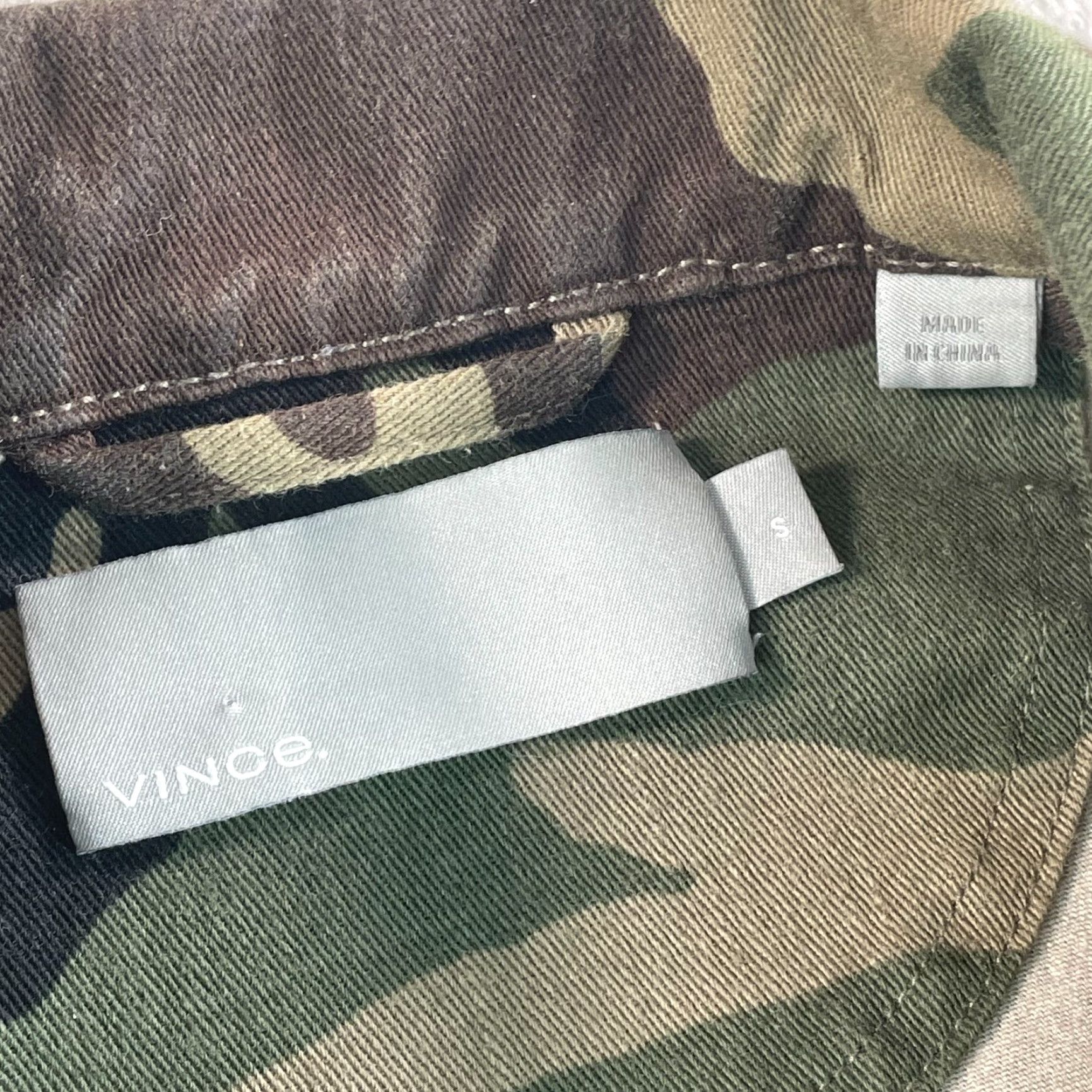 Vince Vince Field Utility Jacket Men L Camouflage Full Zip Snap Japanese Fabric Designer Vintage: No Size US L / EU 52-54 / 3 - 2 Thumbnail