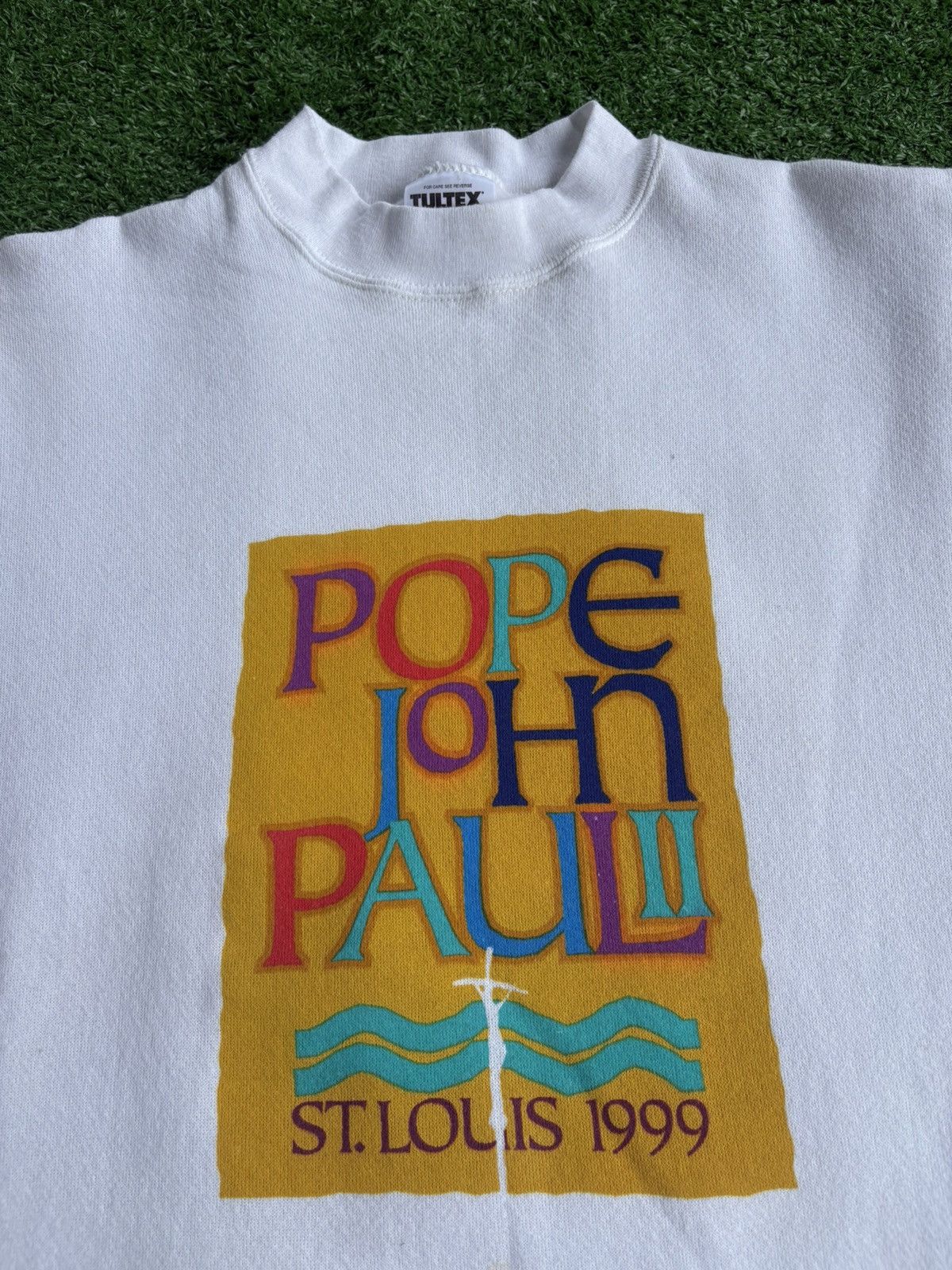 Tultex × Vintage Vintage Saint Pope John Paul ii 1999 Crewneck Size US L / EU 52-54 / 3 - 3 Thumbnail