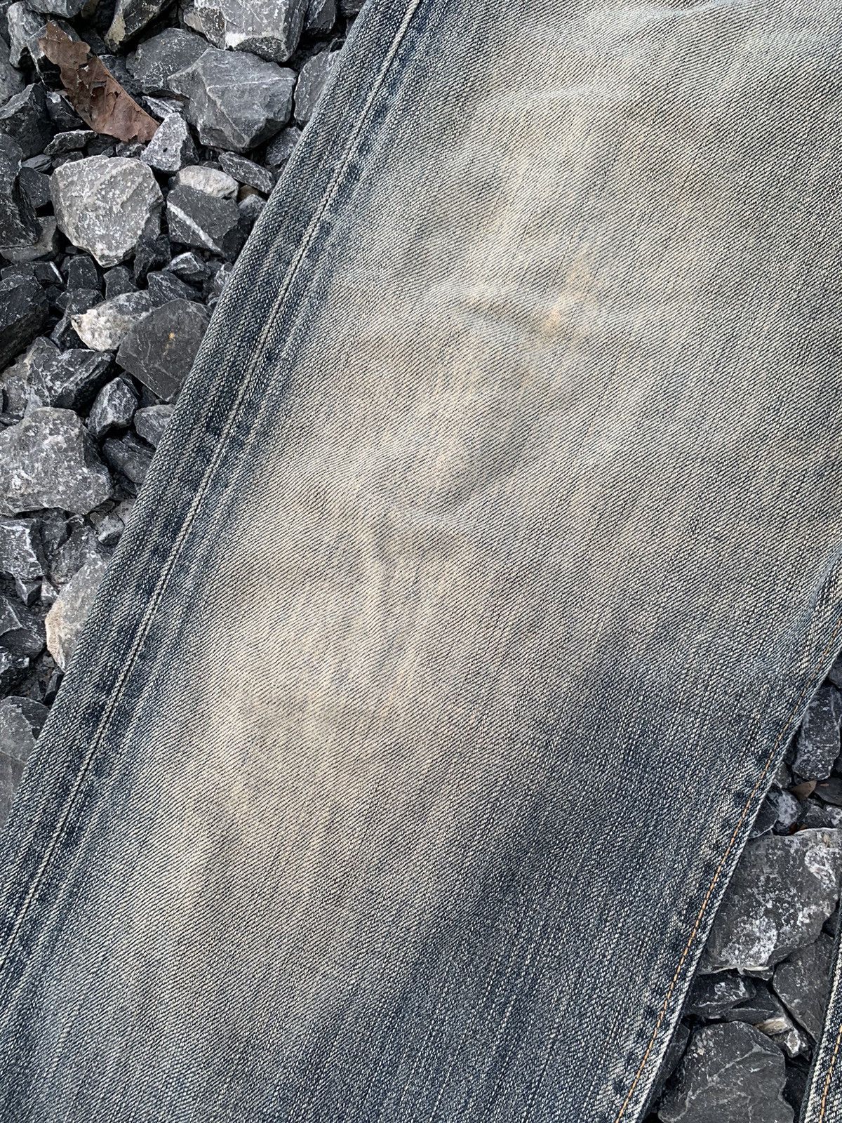 Edwin VINTAGE EDWIN 505Z SELVEDGE RUSTY JAPANESE DISTRESSED DENIM Size US 34 / EU 50 - 17 Thumbnail