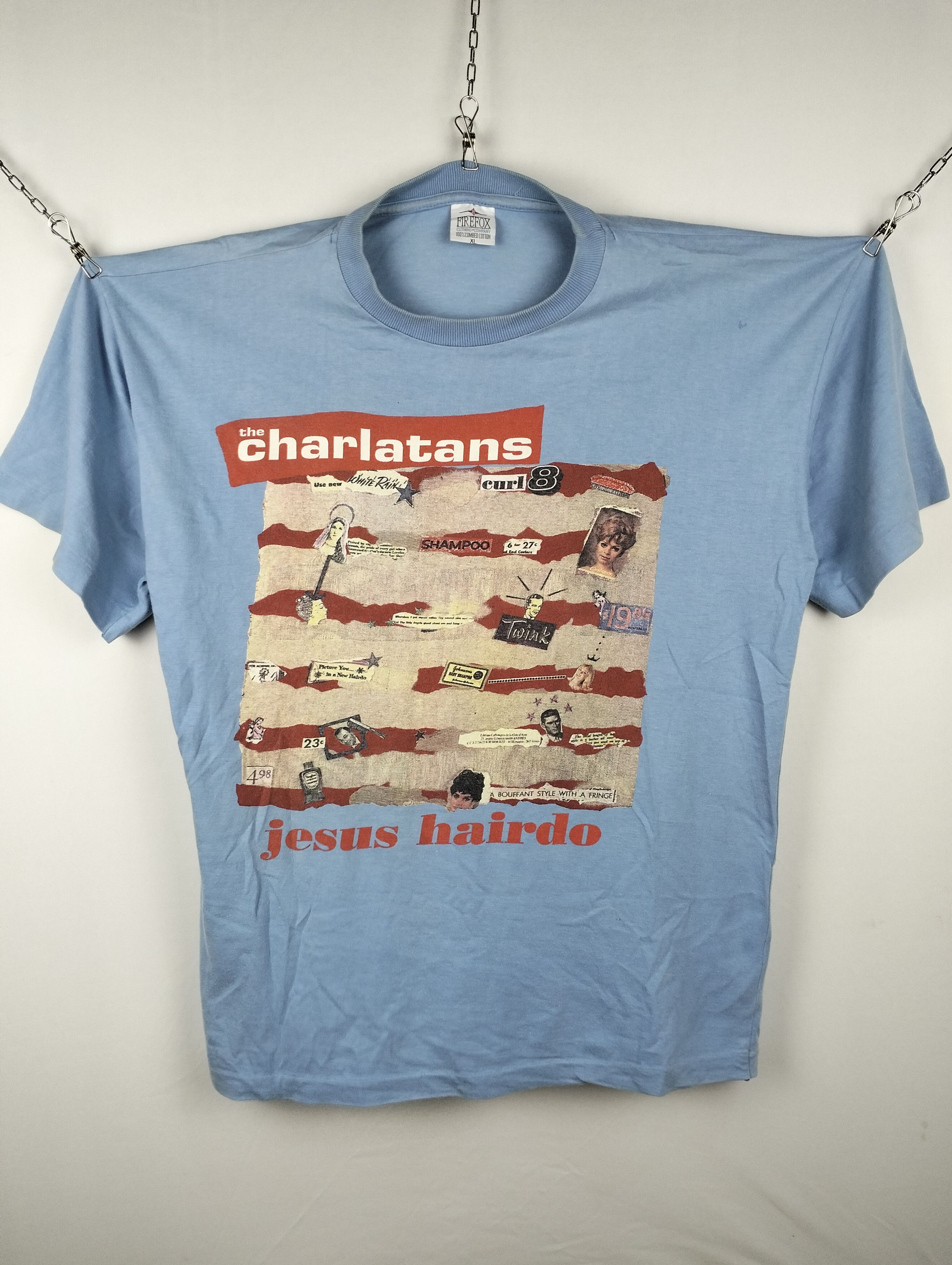 Band Tees × Rock Band × Vintage VINTAGE THE CHARLATANS TELLIN 