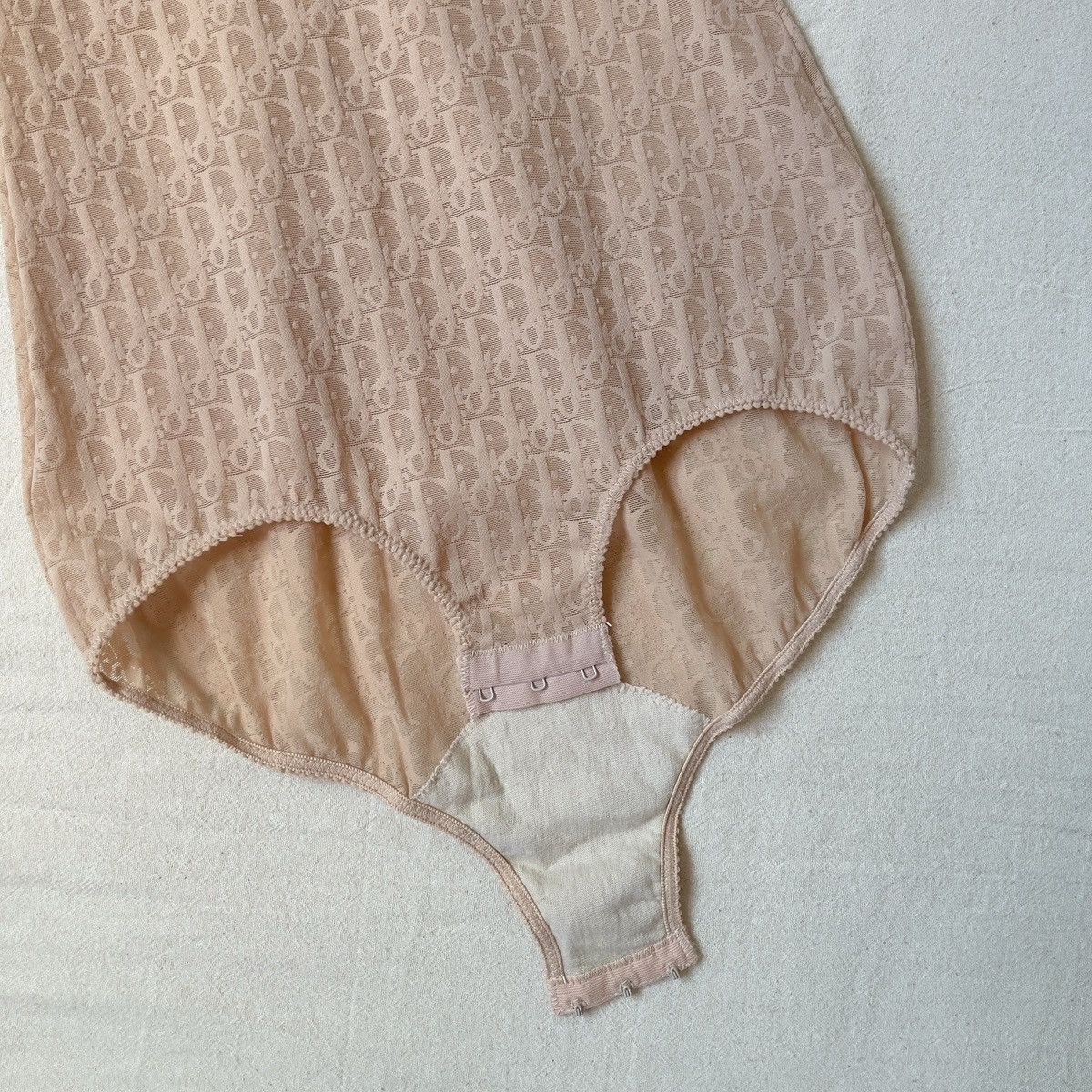 Dior Christian Dior 1990s Monogram Mesh Bodysuit (34B/32C/XXS–XS) Size XS / US 0-2 / IT 36-38 - 13 Thumbnail