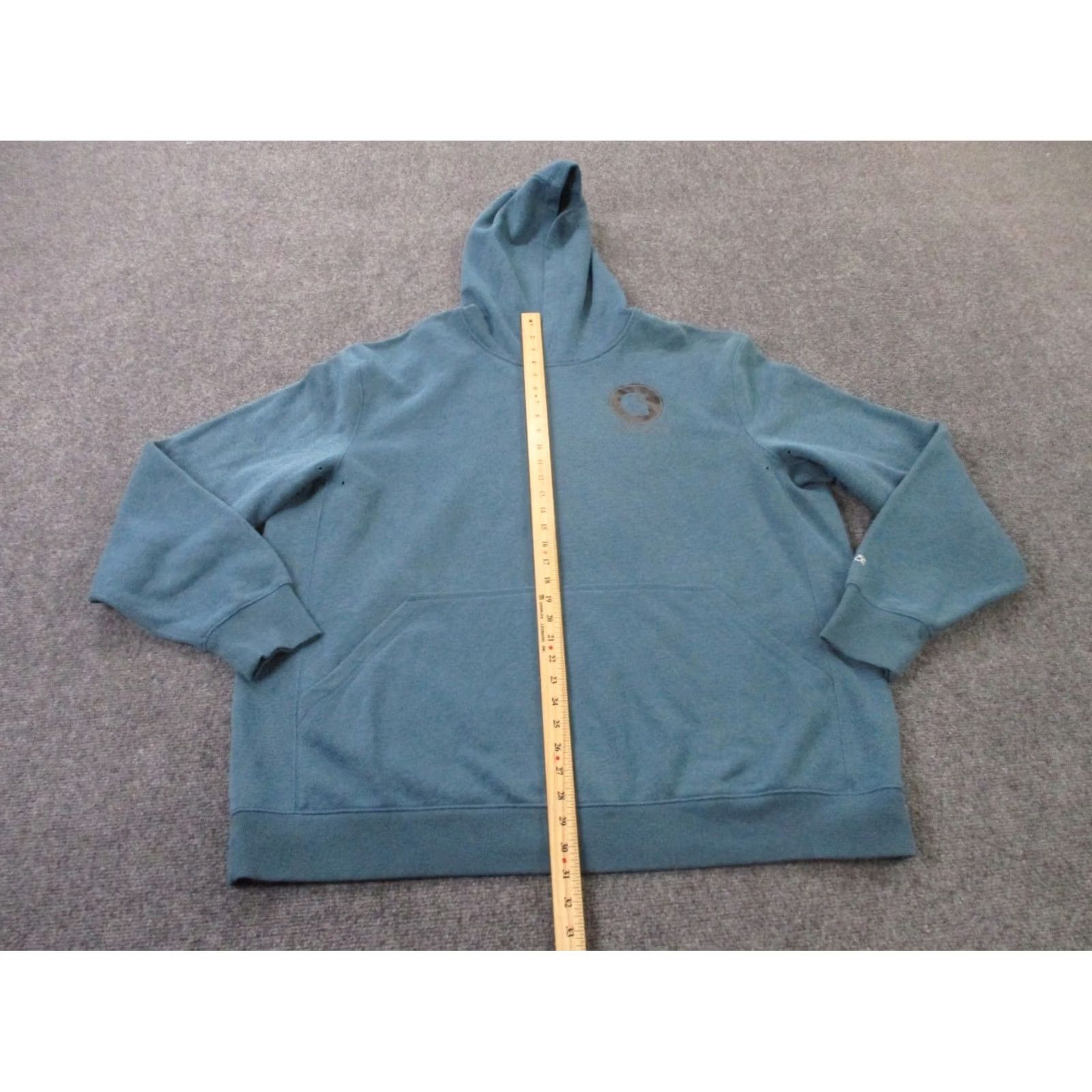 Carhartt Carhartt Hoodie Men 2XL Relaxed Blue Pockets Hooded Thermal Knit Sweatshirt Sweatshirt Logo Outdoor Workwear 90s style Mens Size US XXL / EU 58 / 5 - 3 Thumbnail