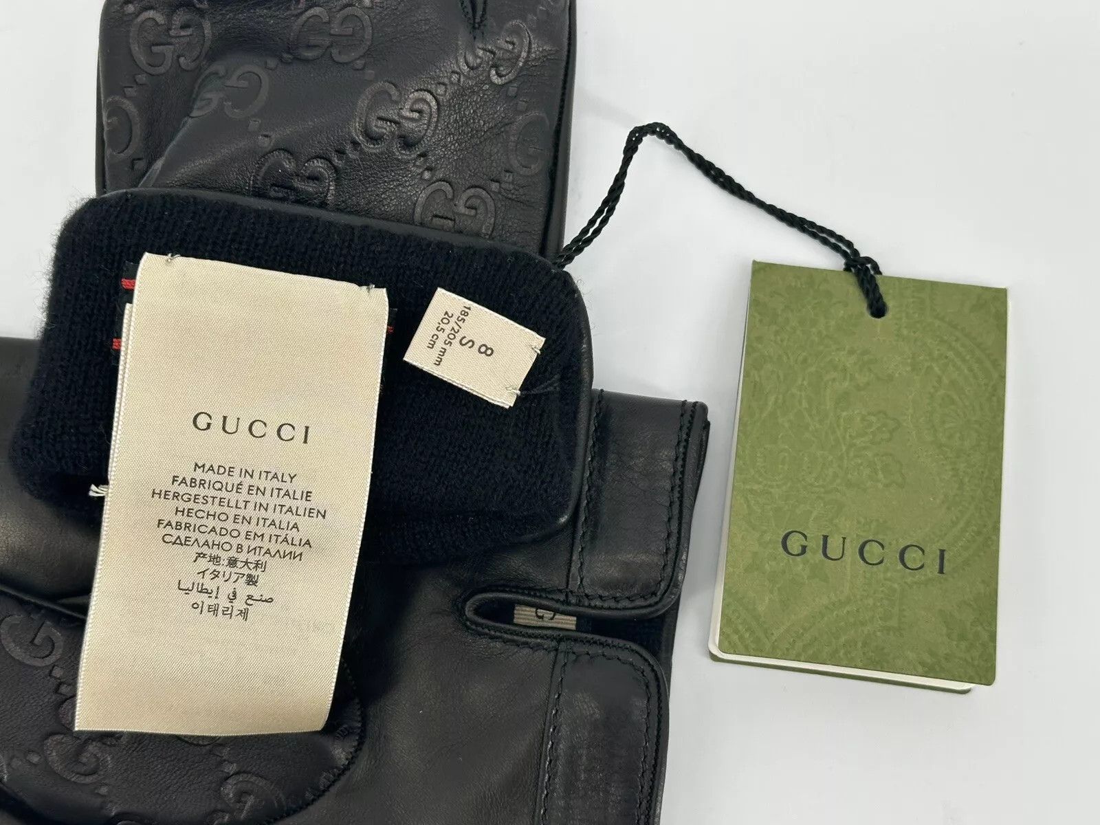 Gucci New Gloves Gucci -434211-Size-8-S Men's Size ONE SIZE - 5 Thumbnail
