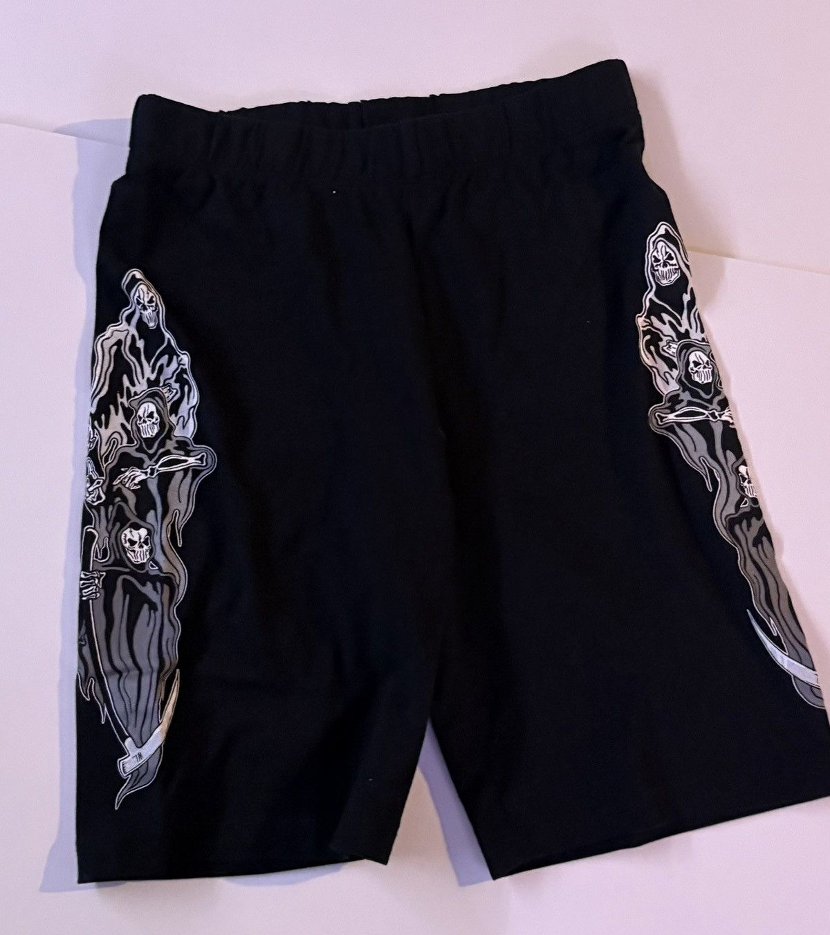 Other Warren lotas “Three Reapers” Biker shorts Size 29" - 1 Thumbnail