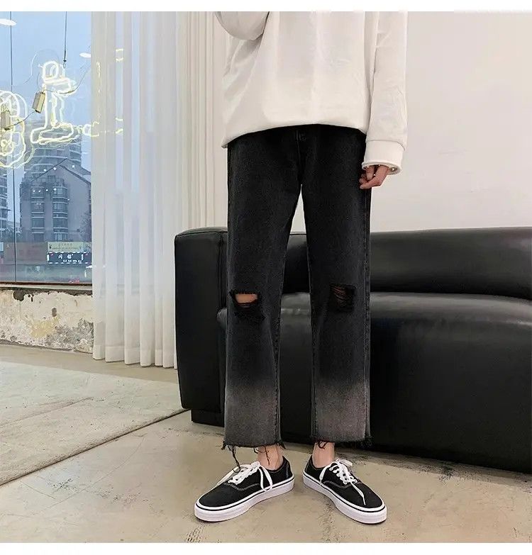 Japanese Brand Loose hip-hop ripped jeans Size US 30 / EU 46 - 1 Thumbnail
