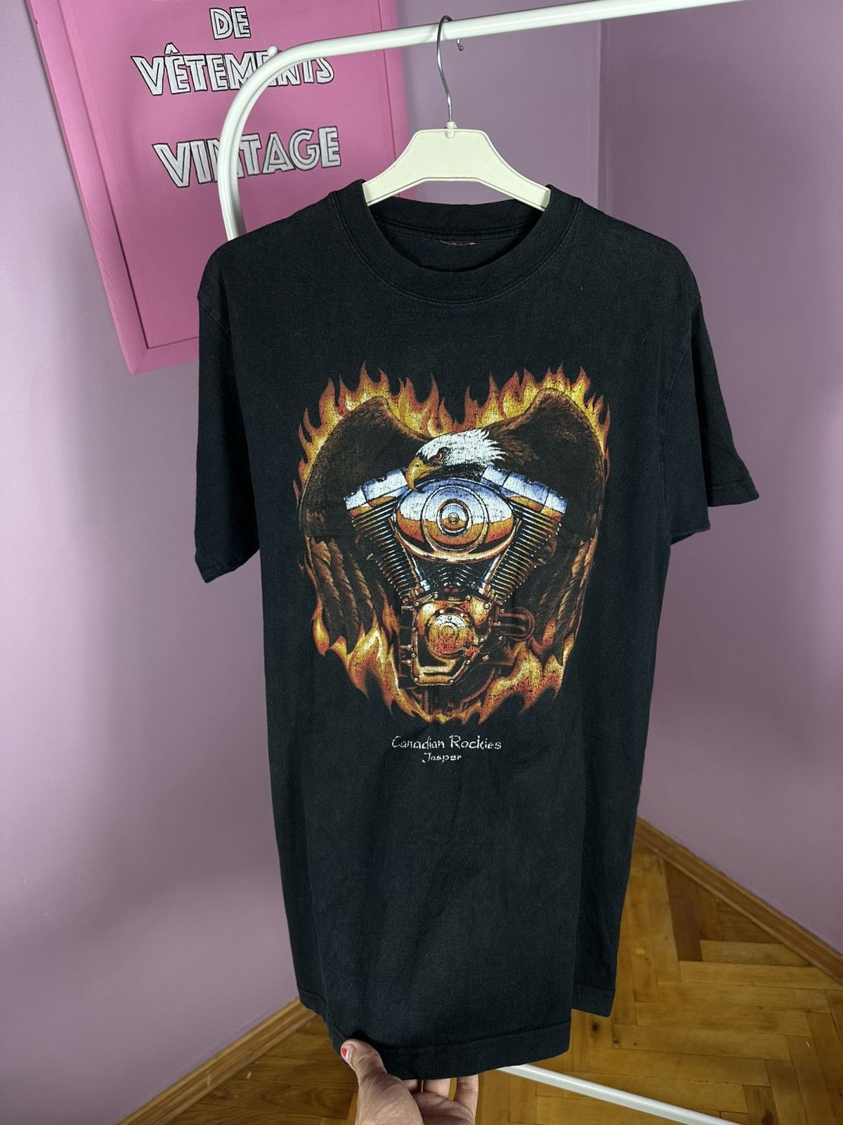 Other Canadian Rockies Jasper Copper Vintage Tee Bike Flame Size US M / EU 48-50 / 2 - 7 Thumbnail