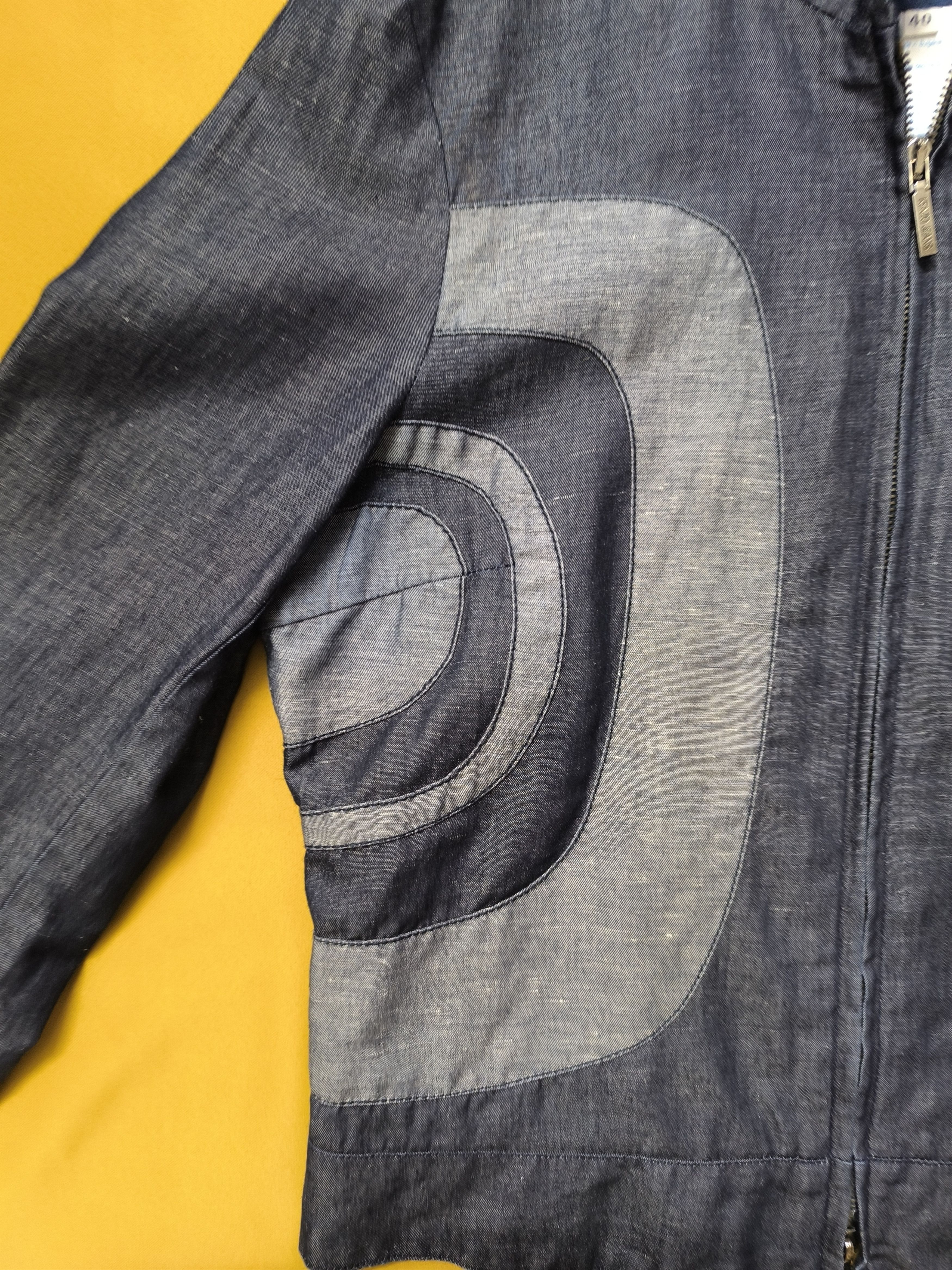 Kenzo Vintage Kenzo Women's Blue Zip-Up Denim Jacket Size 40 Size M / US 6-8 / IT 42-44 - 12 Thumbnail
