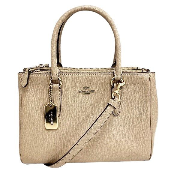 Coach Coach Coach Carryall Mini Salli Leather 2way Handbag Leather Shoulder Bag 44962 Size ONE SIZE - 1 Thumbnail