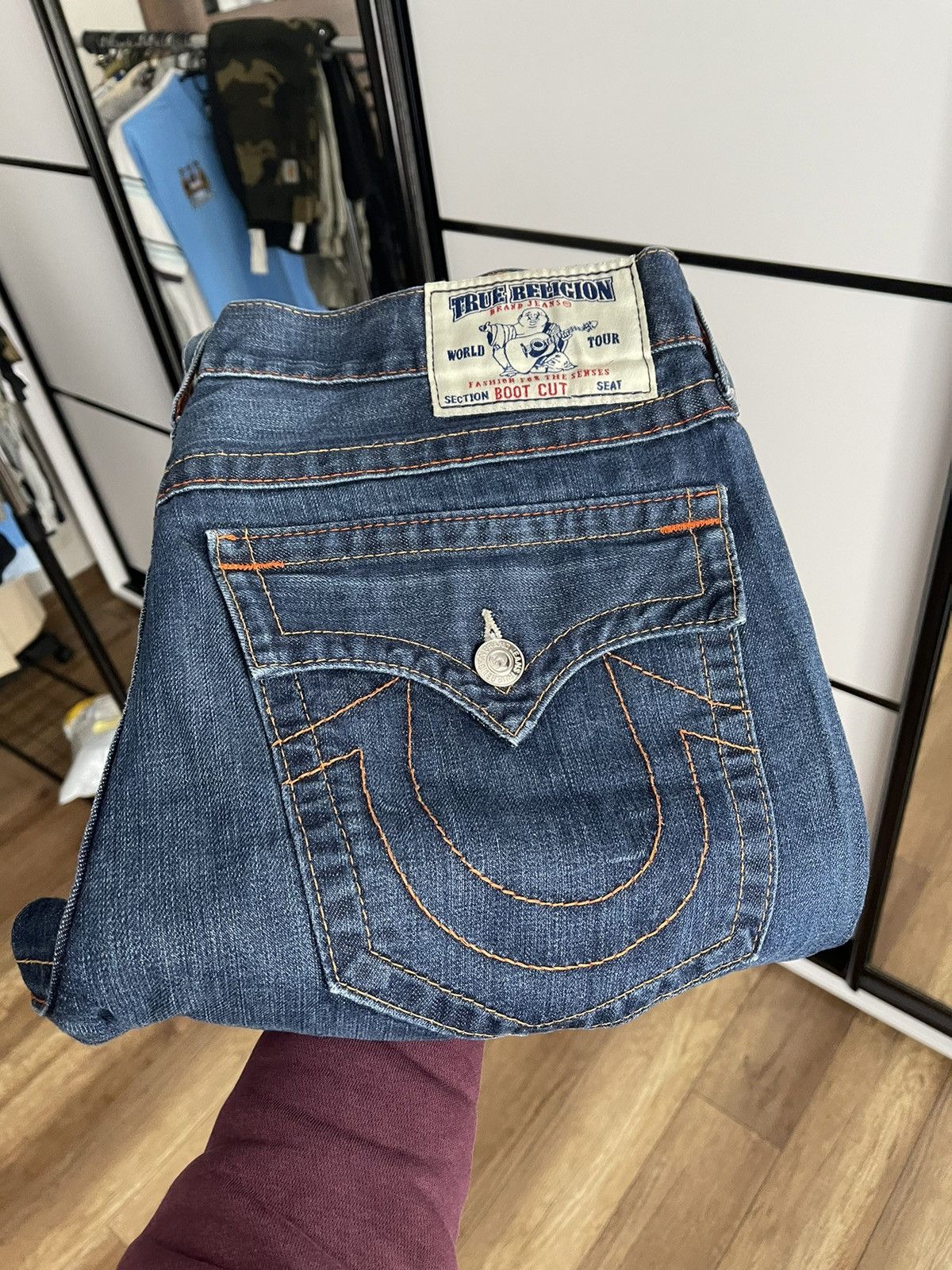 True Religion True Religion Vintage Distressed Denim Jeans 90s USA Size US 36 / EU 52 - 2 Thumbnail