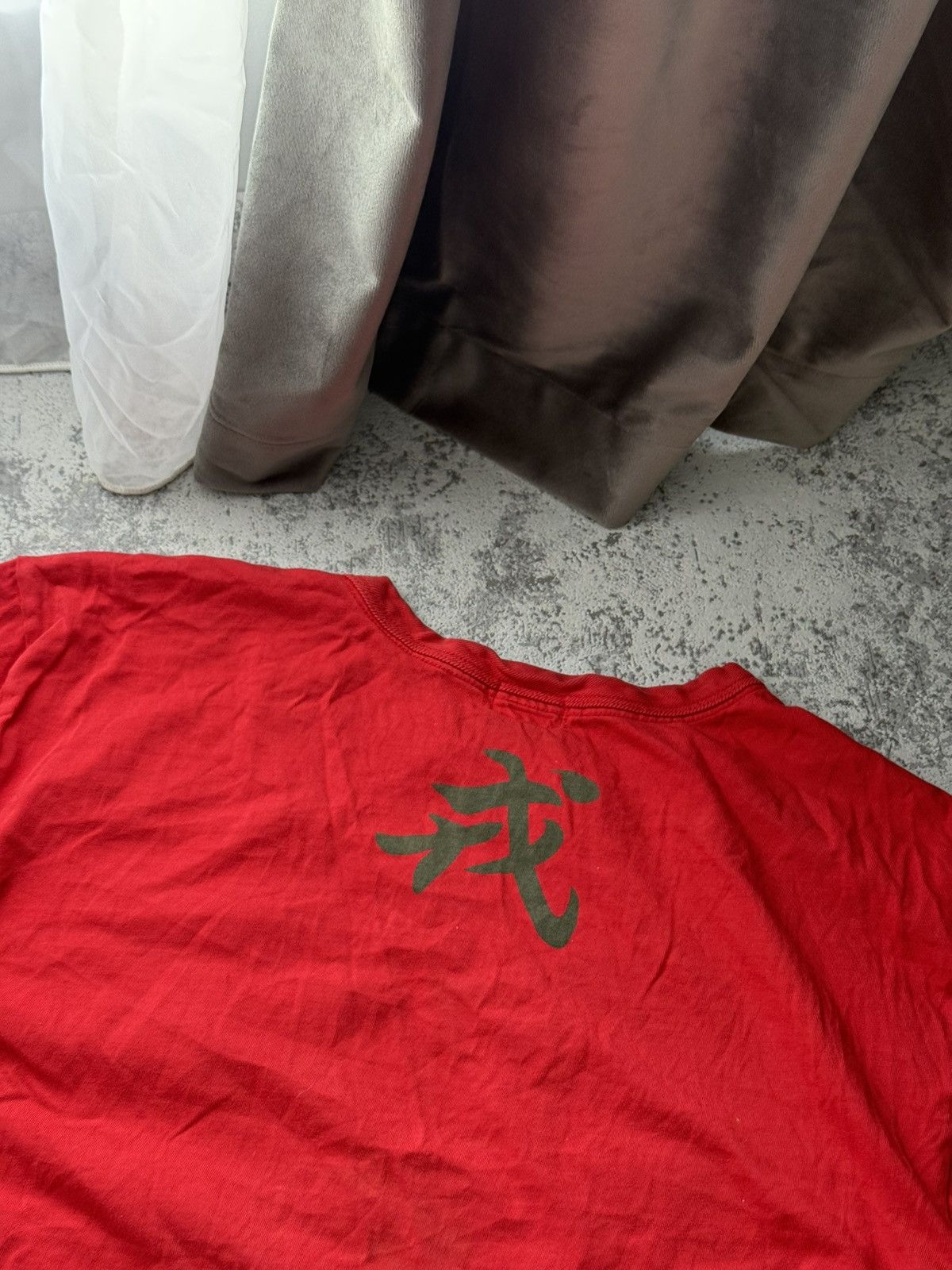 Evisu × Japanese Brand Evisu Vintage Logo Red T-Shirt Size US XXL / EU 58 / 5 - 4 Thumbnail