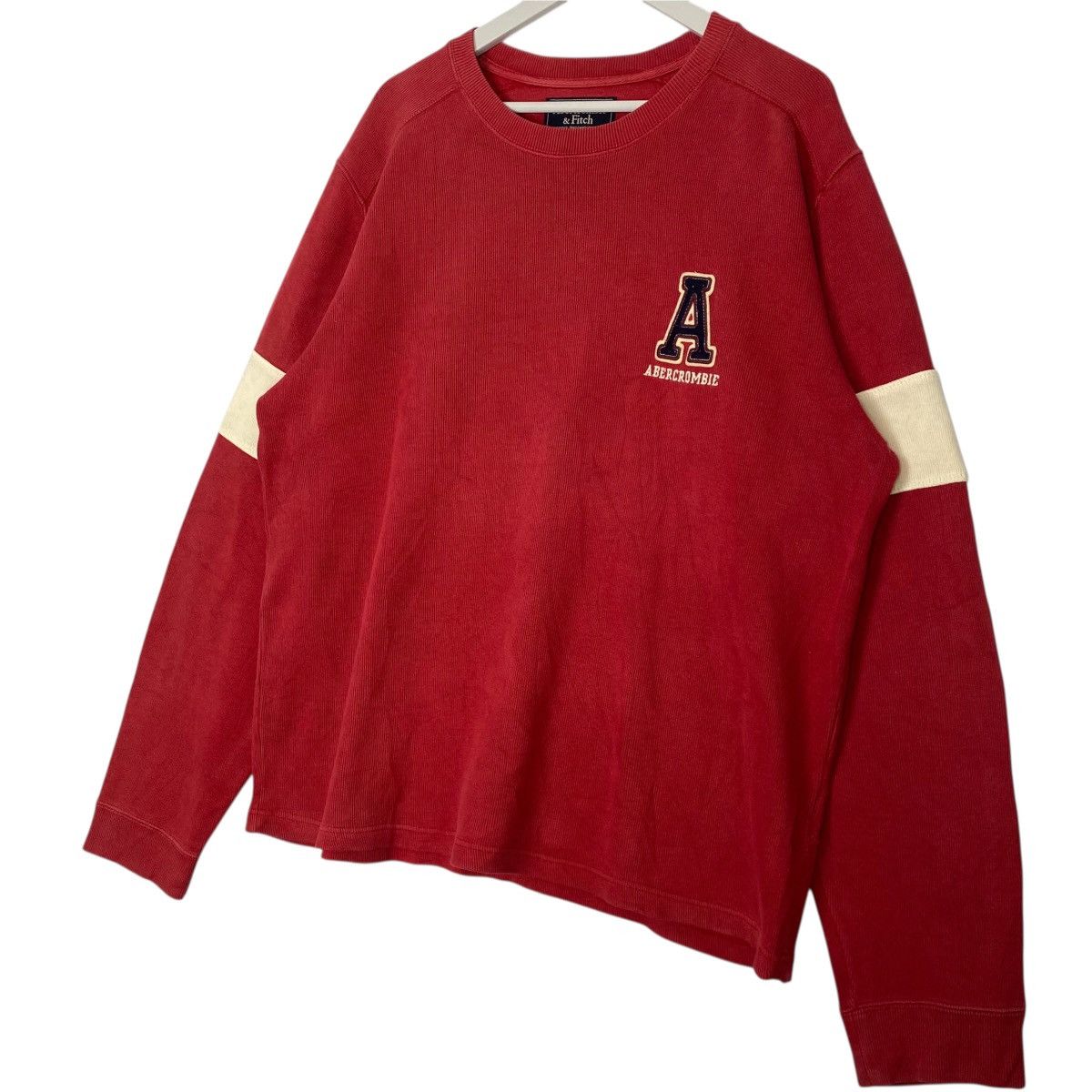 Other Vintage Abercrombie And Fitch Sweatshirt Crewneck Red Size US XL / EU 56 / 4 - 2 Thumbnail
