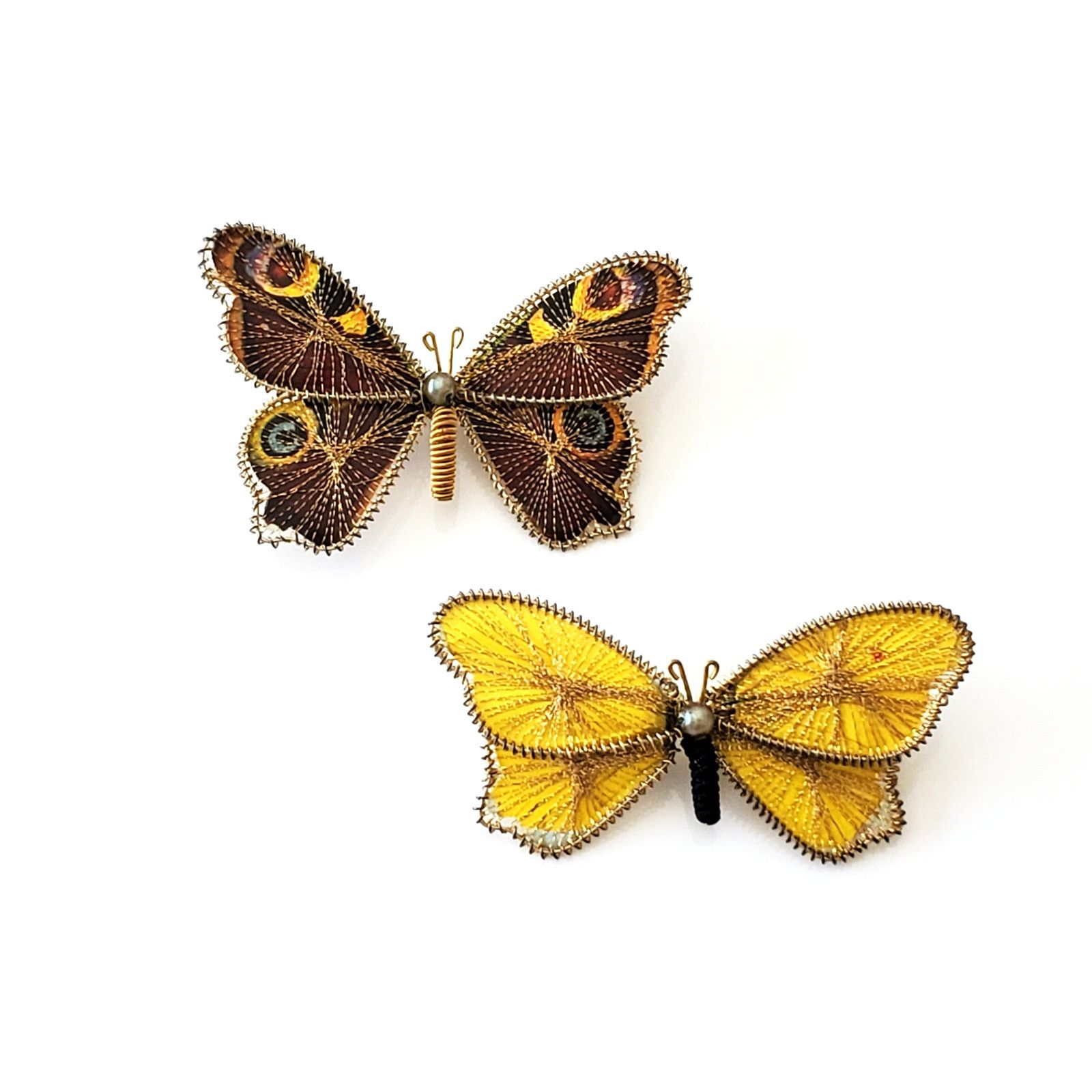 Other Pair of Vintage Bavarian Butterfly Brooches Size ONE SIZE - 1 Thumbnail