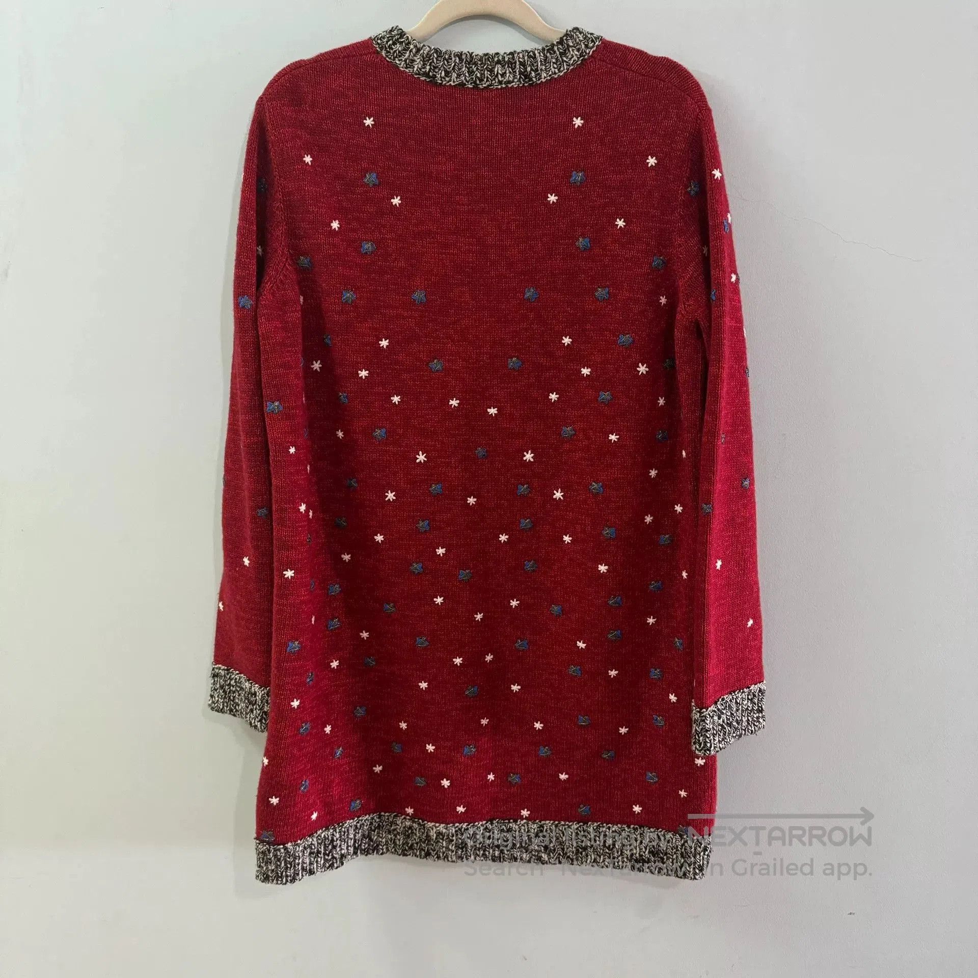Valentino Valentino Red Wool Knit Dress XXS. Size XXS / US 00 / IT 34 - 2 Thumbnail