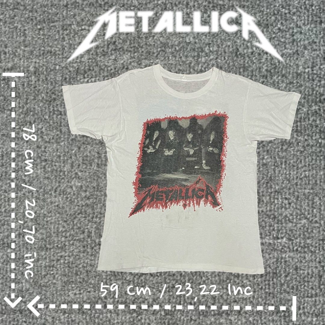 Band Tees × Vintage Metallica And Justice For All Tour 1990 Size US XL / EU 56 / 4 - 1 Thumbnail