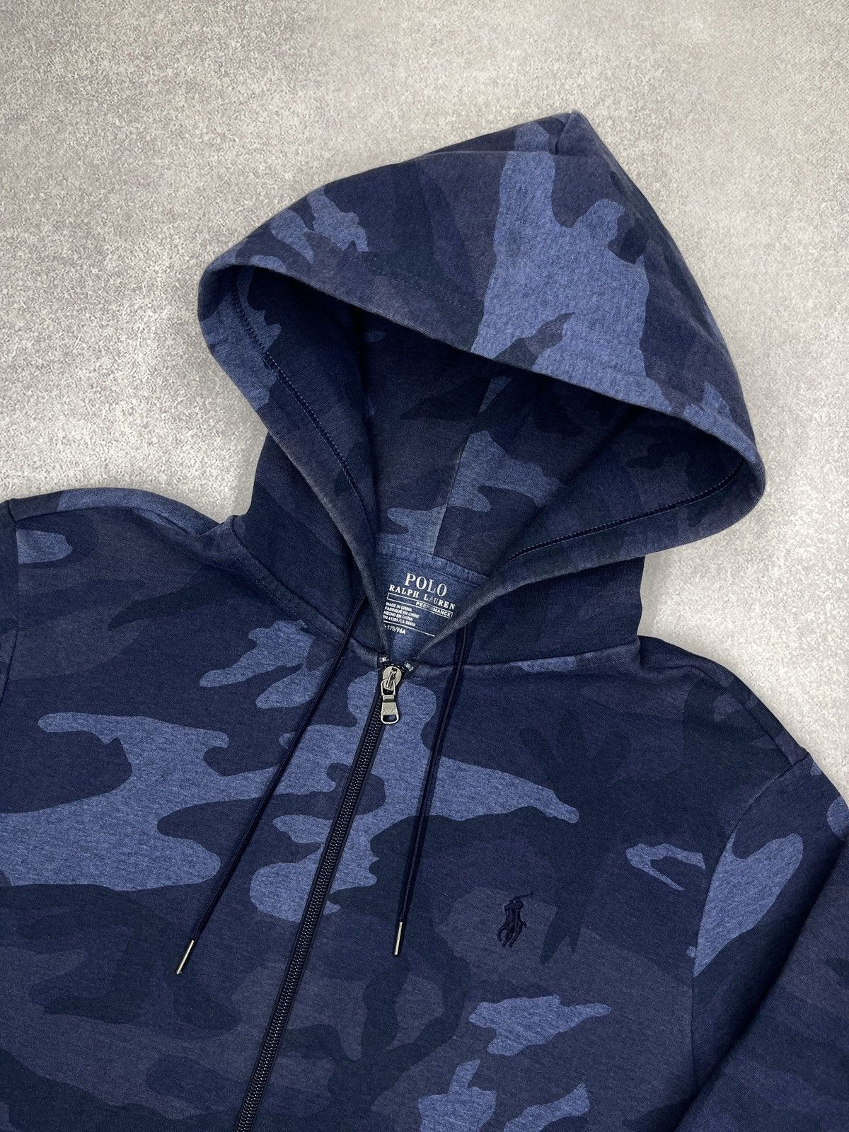 Polo Ralph Lauren Polo Ralph Lauren Performance Navy Camo Full Zip Hoodie Size US M / EU 48-50 / 2 - 4 Thumbnail