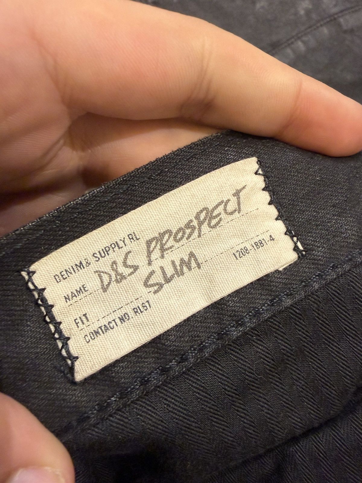 Denim & Supply Ralph Lauren Denim & Supply Ralph Lauren Waxed Moto Jeans Size US 34 / EU 50 - 3 Thumbnail